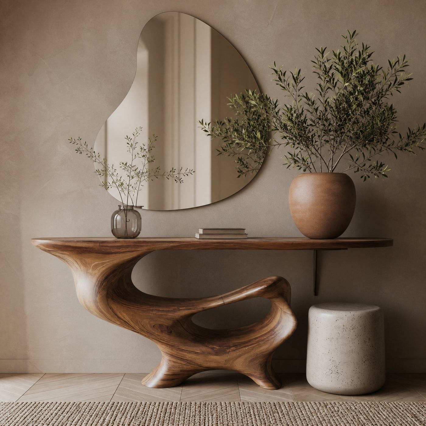 Mid Century Wooden Console Table For Living Room - product view 2