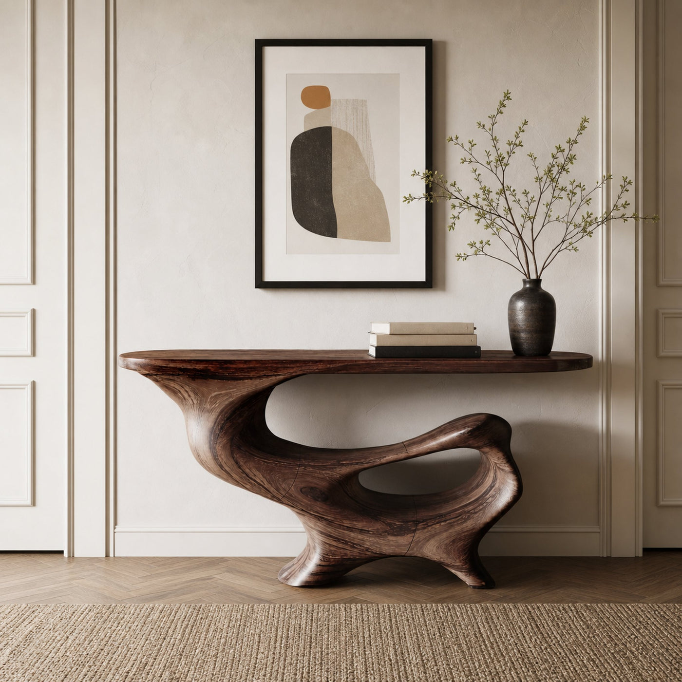 Mid Century Wooden Console Table For Living Room - product view 7