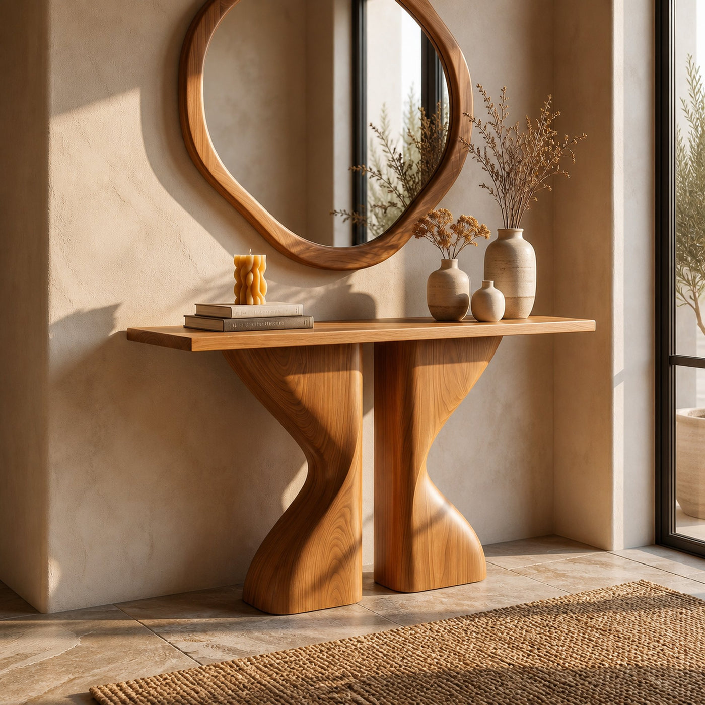Midcentury Console Table Living Room - product view 5