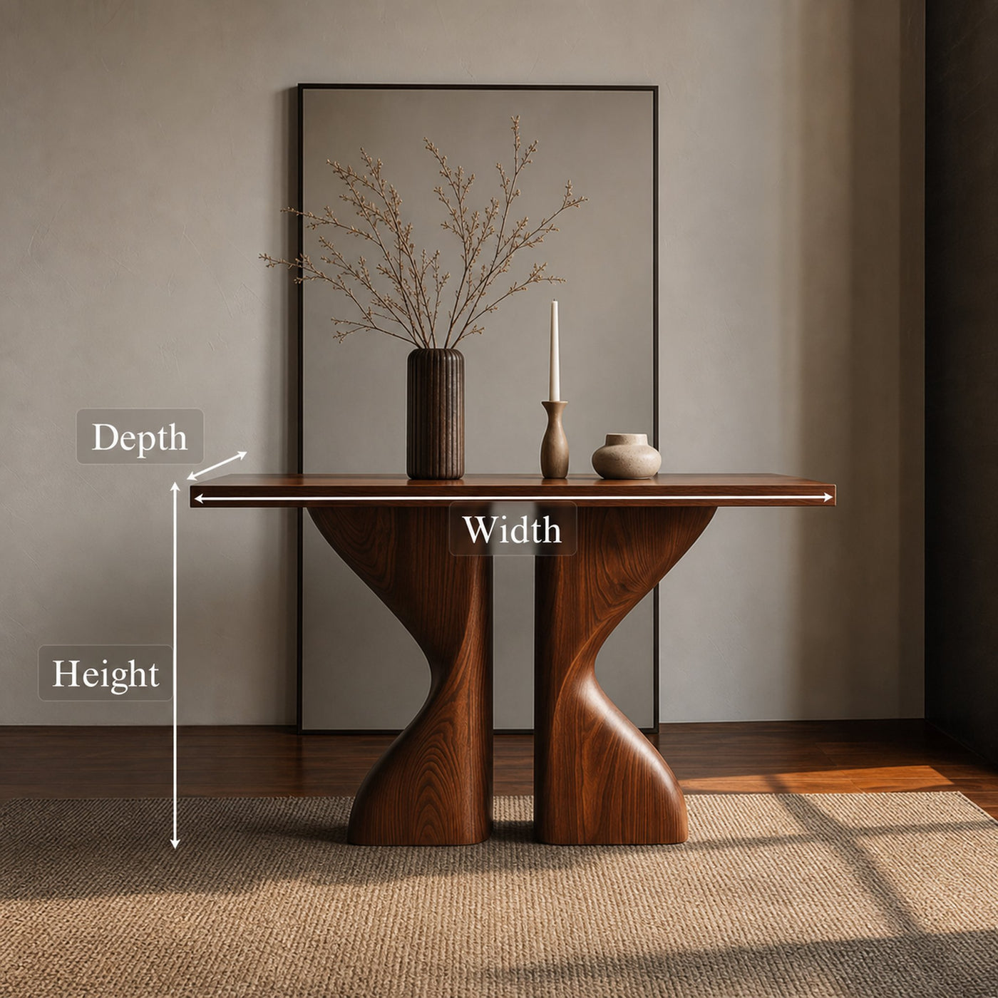 Midcentury Console Table Living Room - product view 8