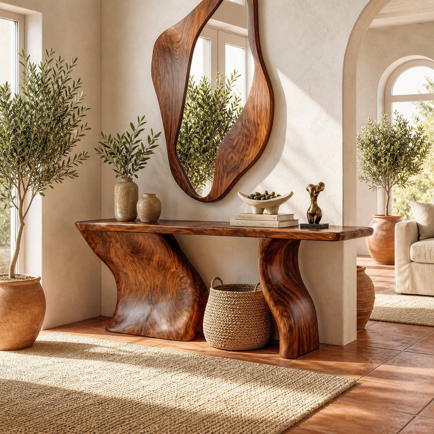 Minimal Accent Console Table For Living Room And Entryway - product view 6