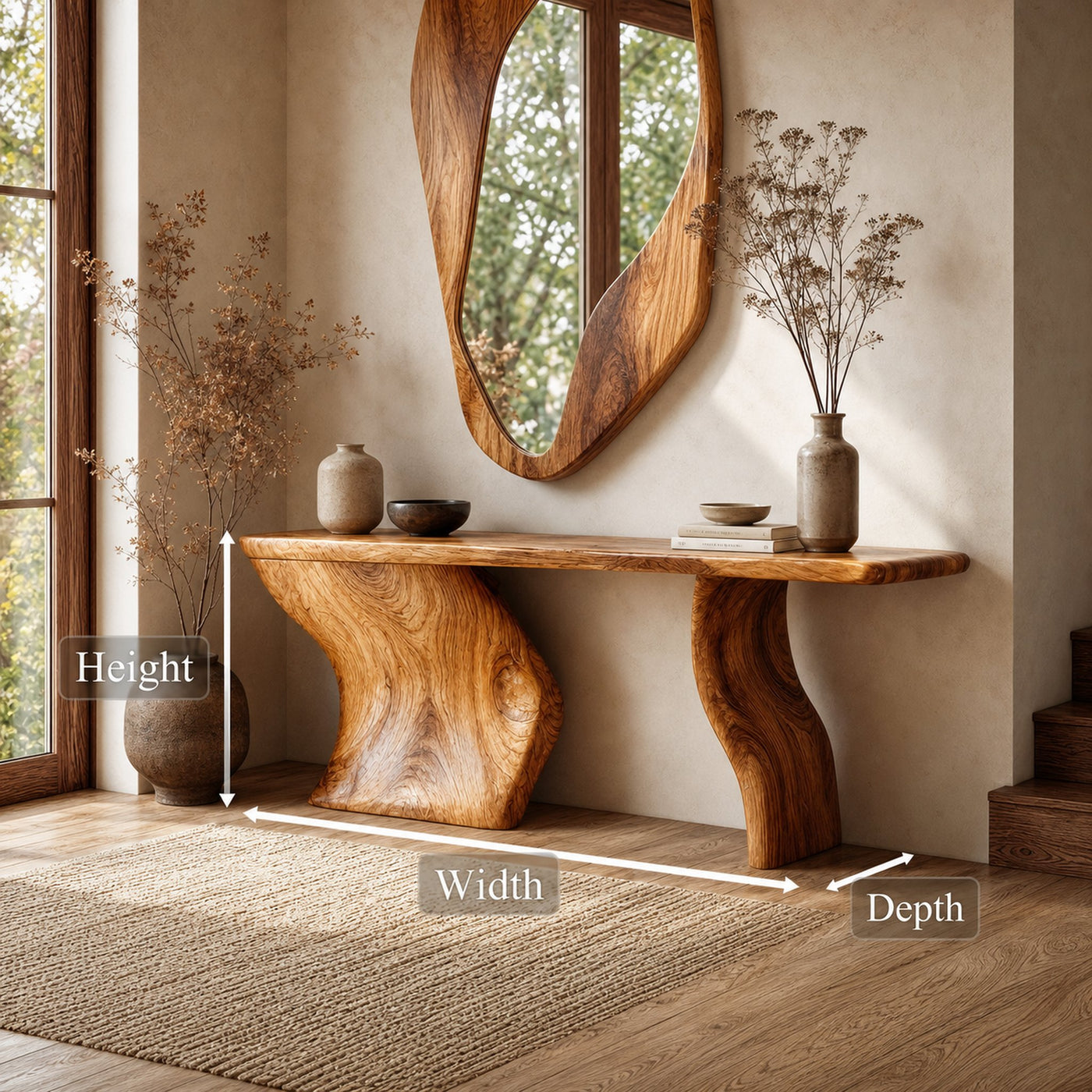 Minimal Accent Console Table For Living Room And Entryway - product view 8