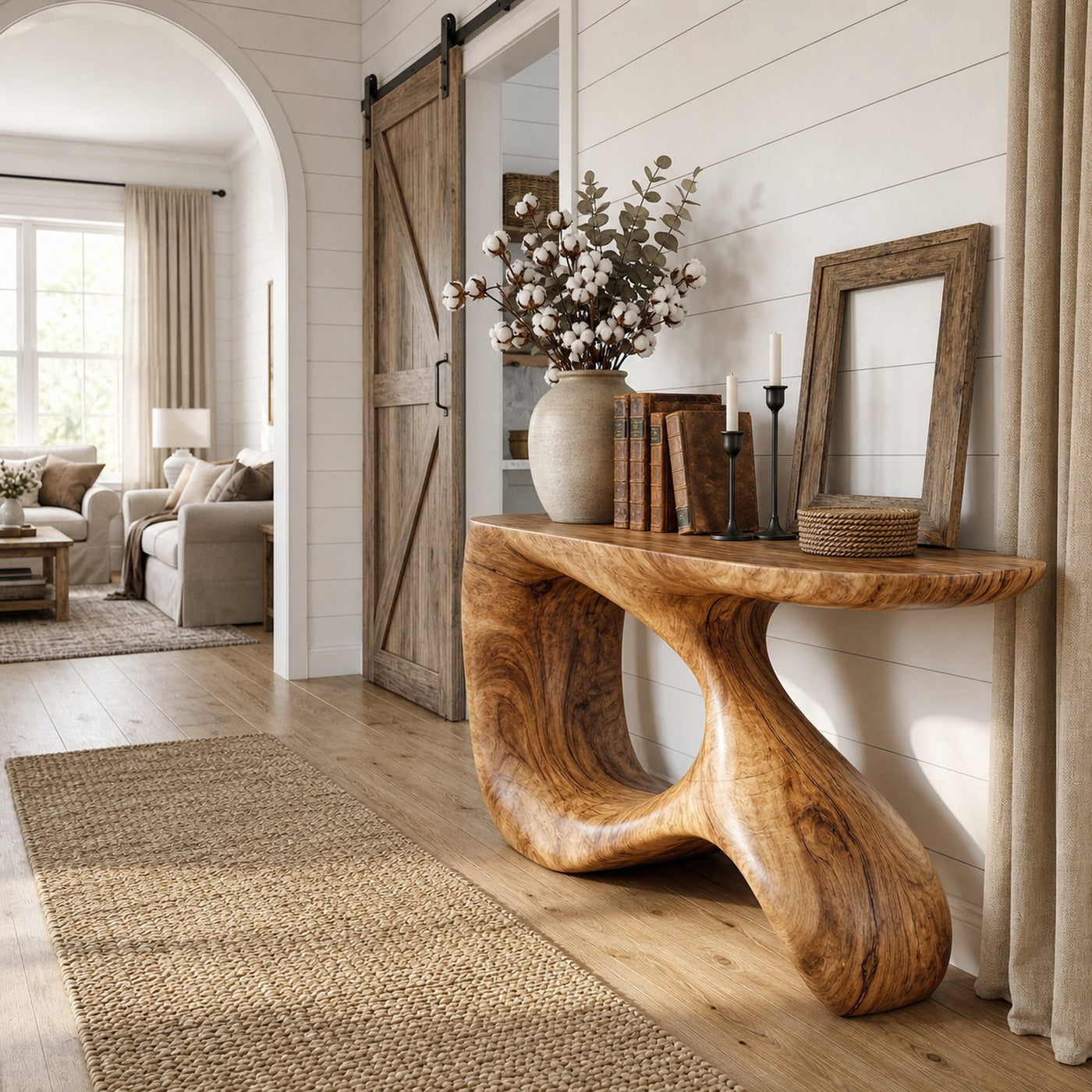 Minimal Modern Console Table For Entryway And Foyer - product view 5