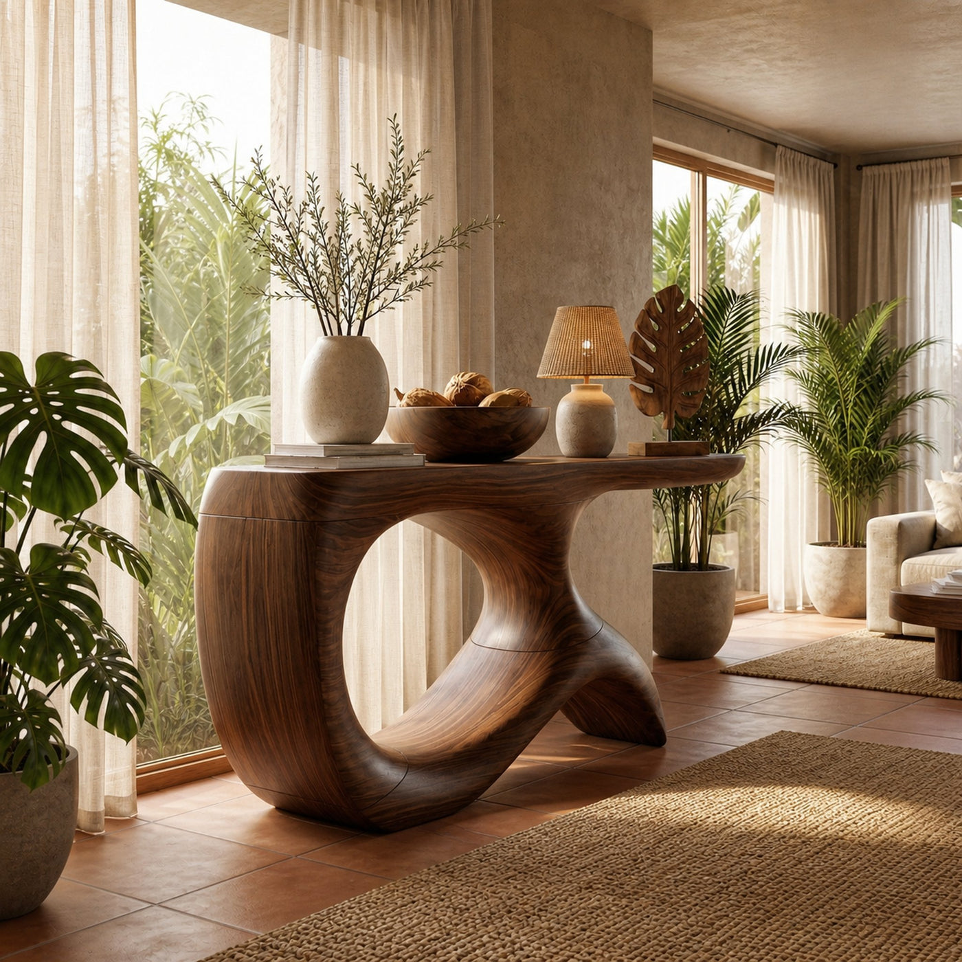 Minimal Modern Console Table For Entryway And Foyer - product view 7