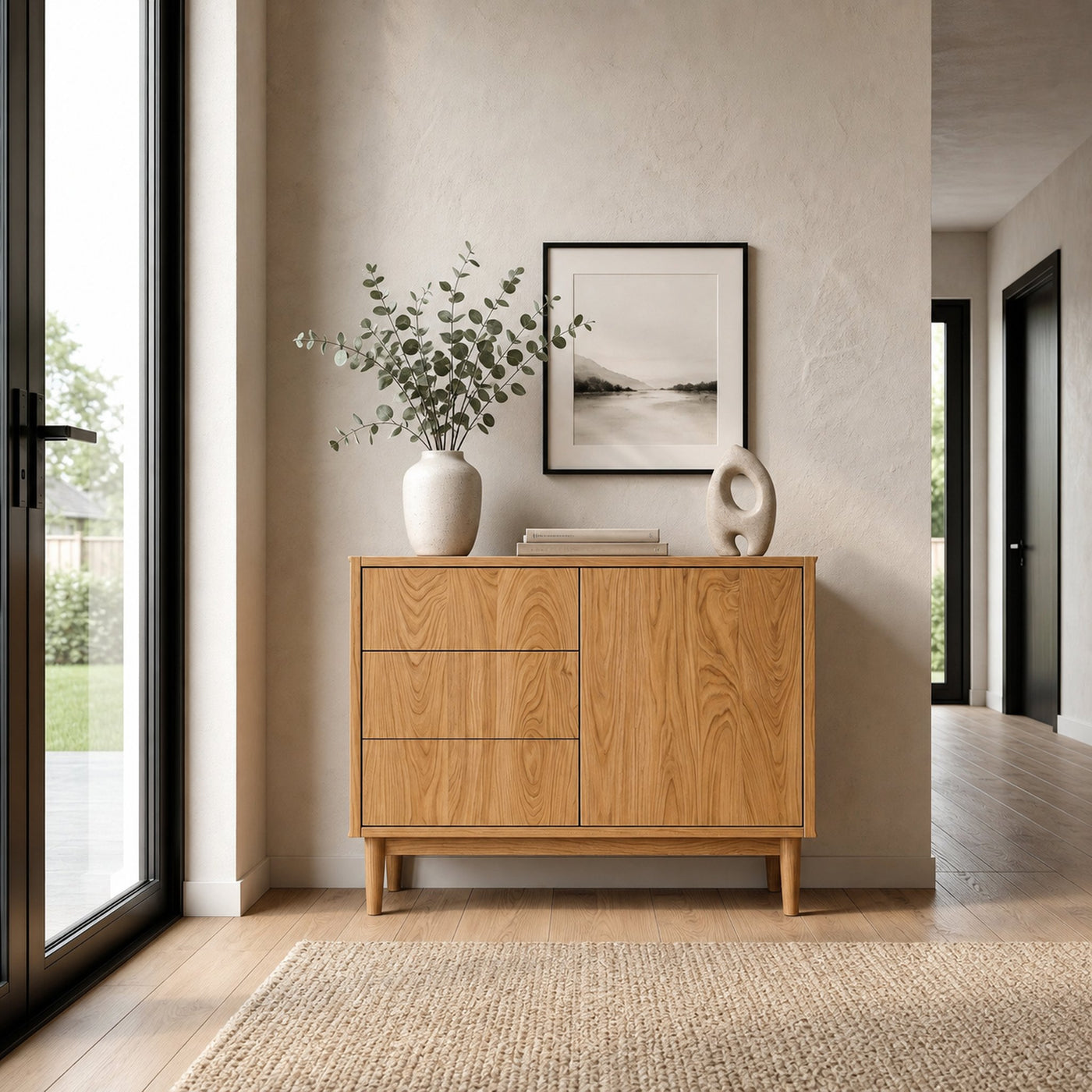 Minimalist Console Table With Multiple Compartments For Living Room - product view 5