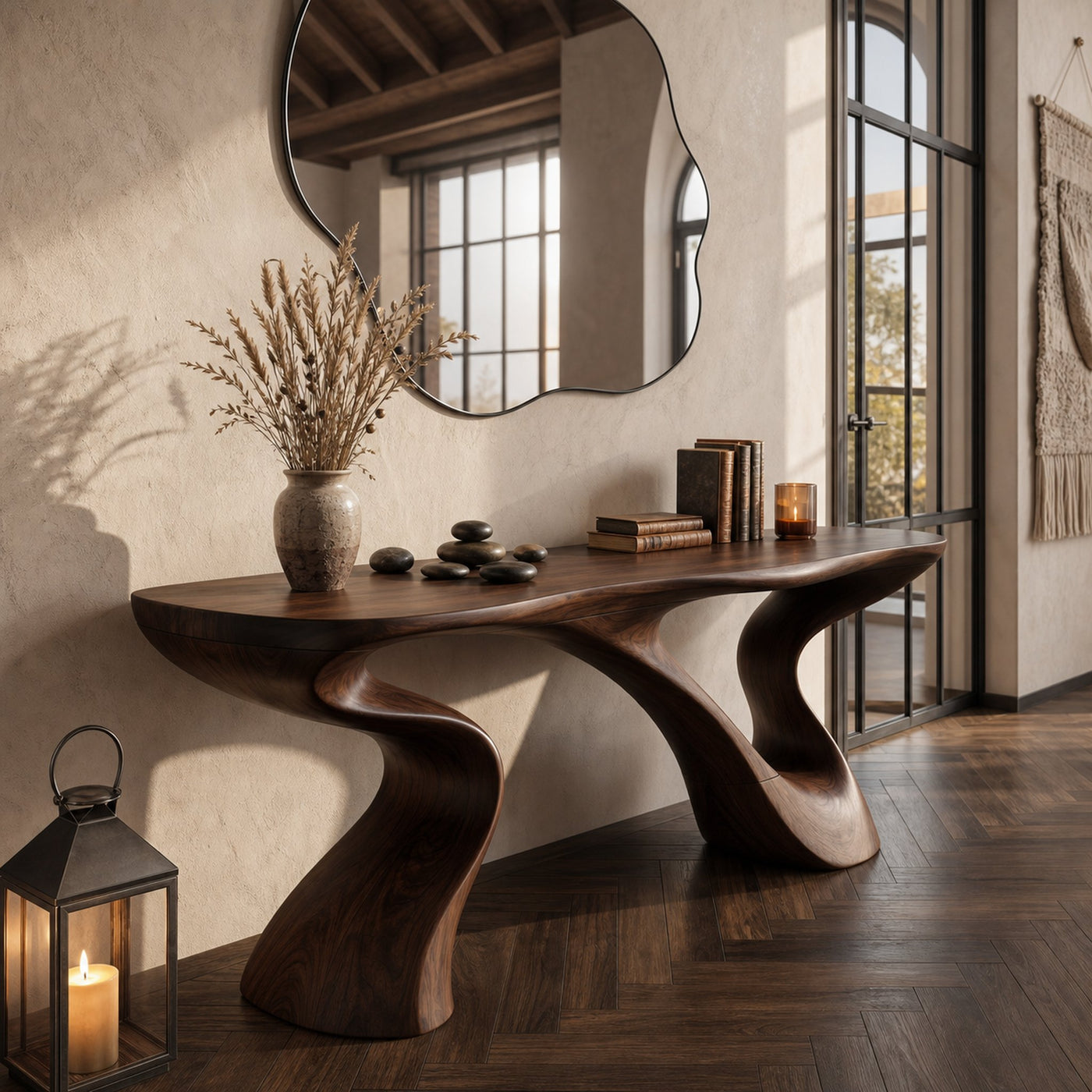 Minimalist Floating Console Table For Apartment Interior Design - product view 7
