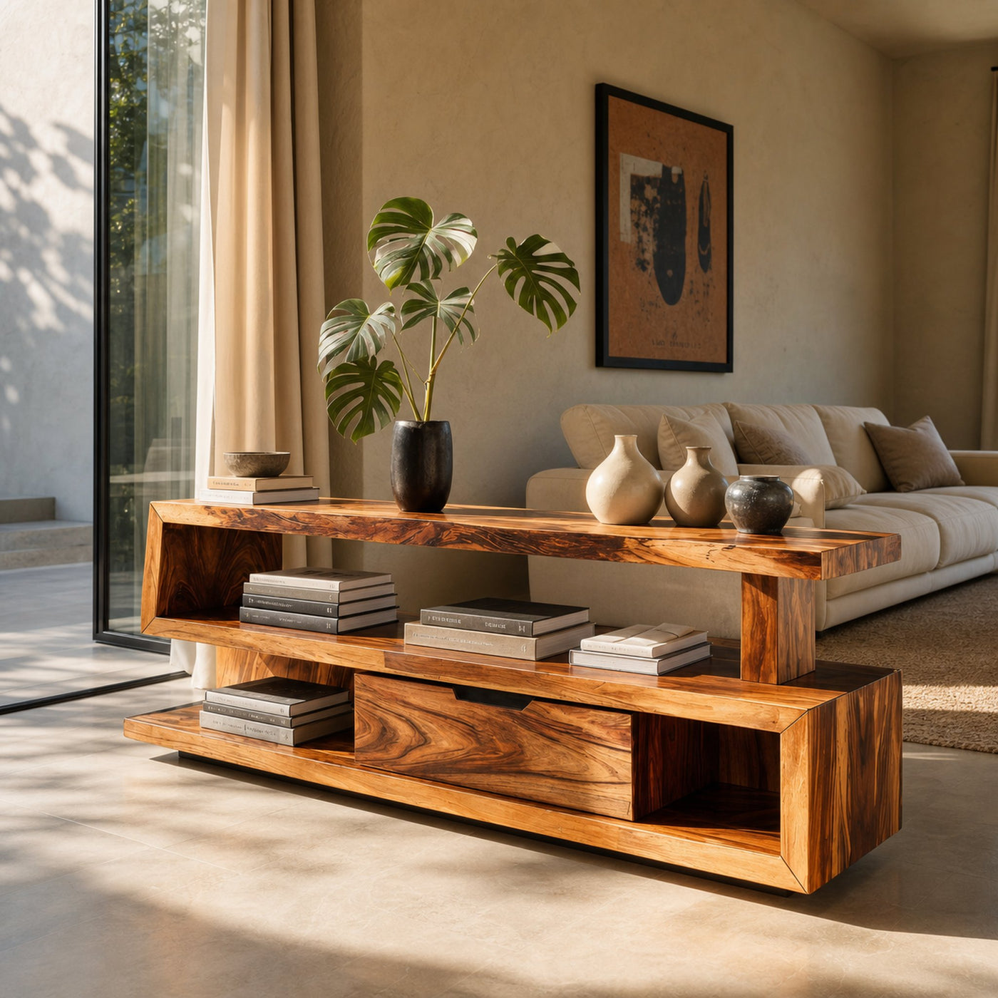 Modern Console Table For Living Room Decor