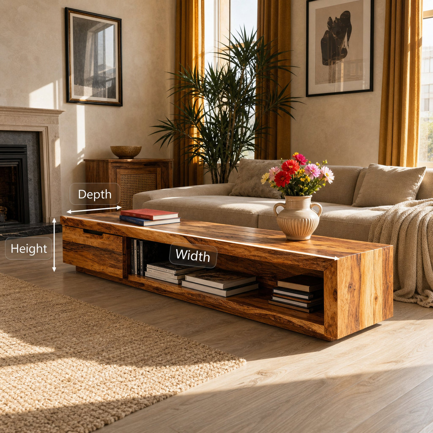 Modern Console Table Long For Home Decor - product view 6