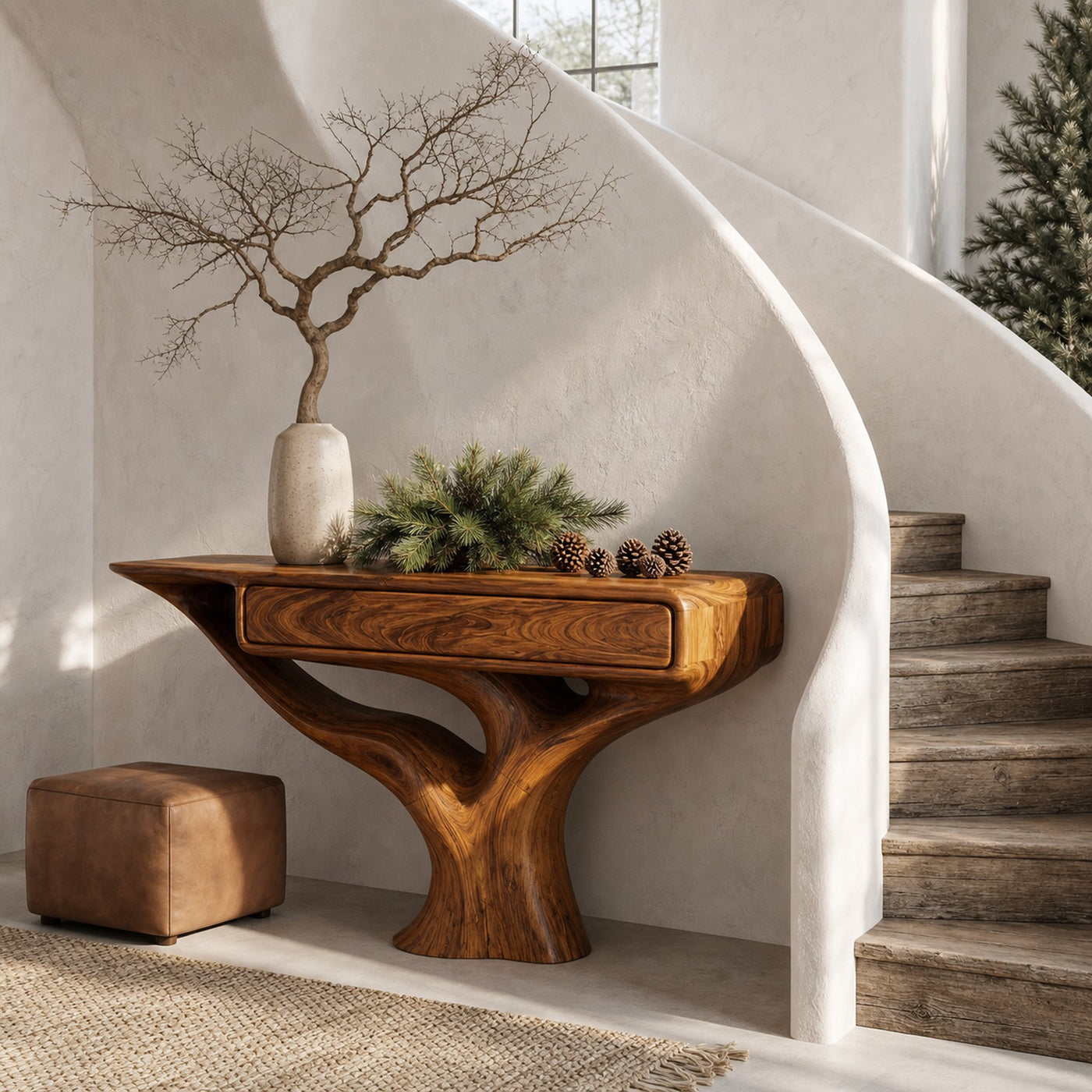 Modern Console Table With Storage Cabinet For Living Room - product view 6