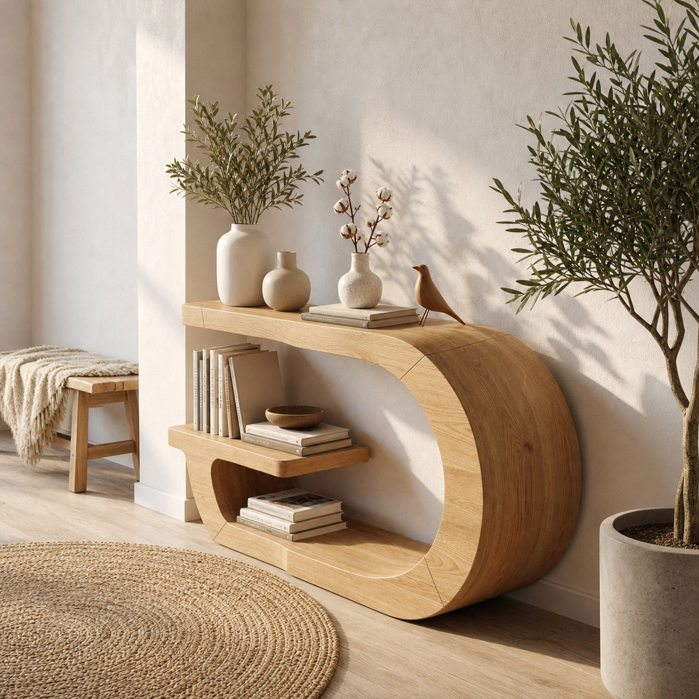 Modern Contemporary Console Table For Foyer - product view 4