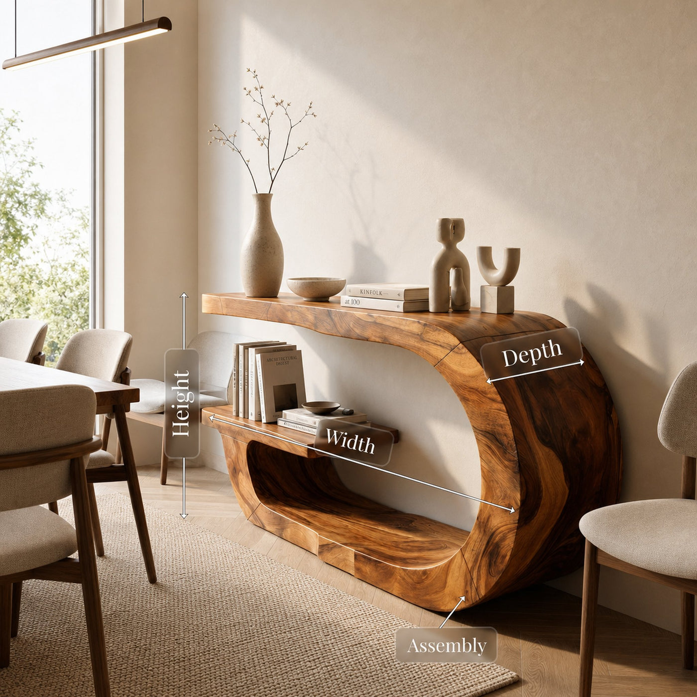 Modern Contemporary Console Table For Foyer - product view 8