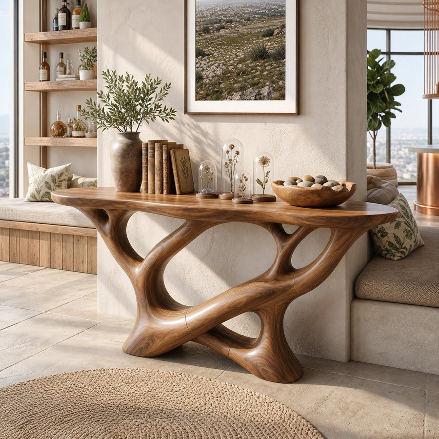Modern Infinity Console Table Luxury Residence
