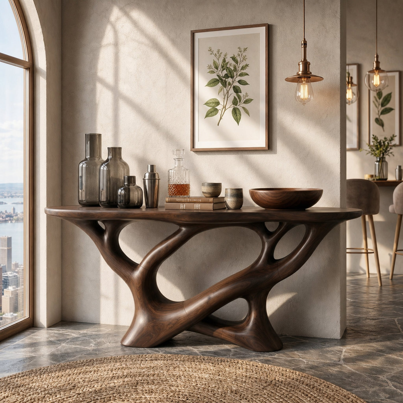 Modern Infinity Console Table Luxury Residence - product view 7