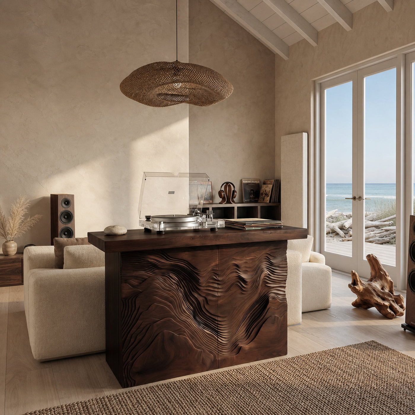Modern Live Form Console Table For Resort Lounge Interior - product view 7
