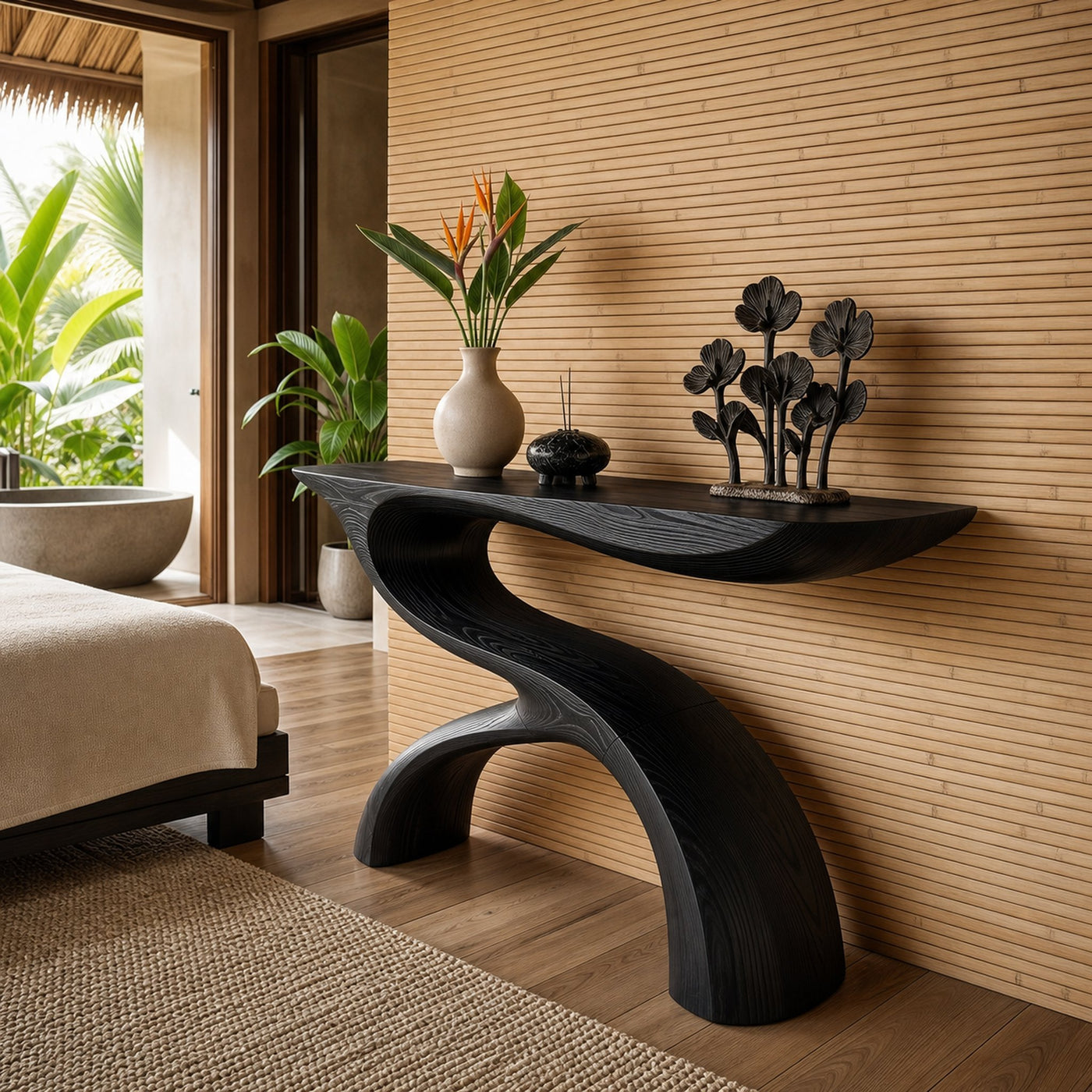 Modern Organic Display Table For Contemporary Living Space - product view 4