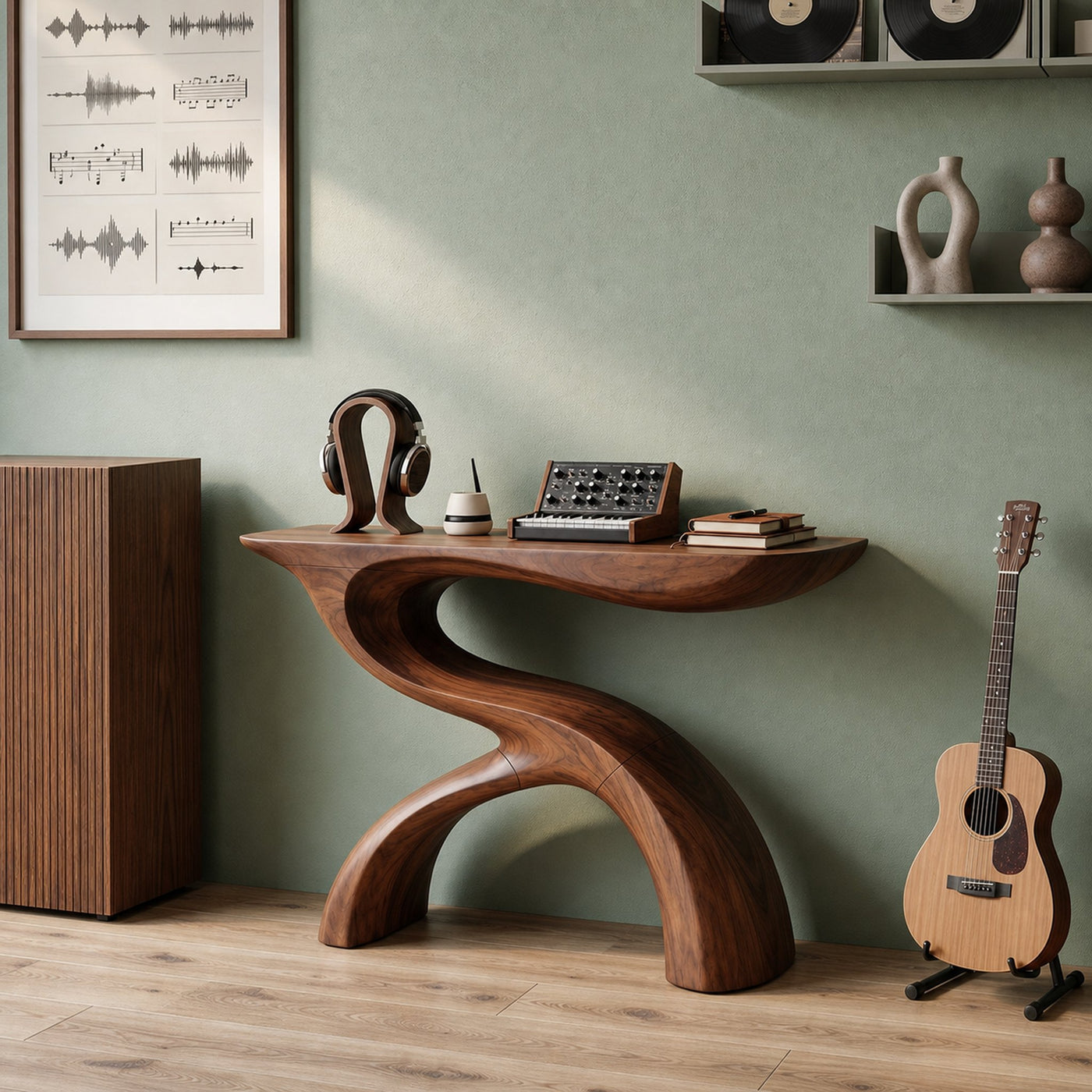 Modern Organic Display Table For Contemporary Living Space - product view 6