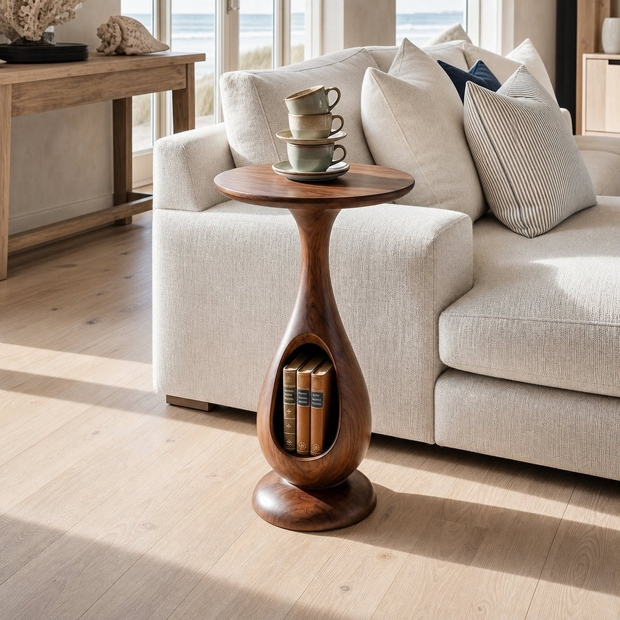 Modern Organic Side Table For Lounge Interior Space