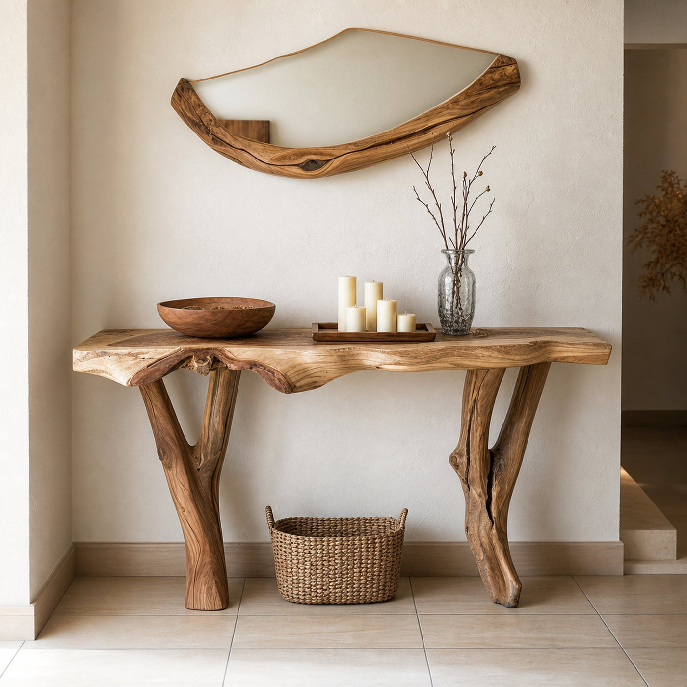 Narrow Console Table Hallway Table