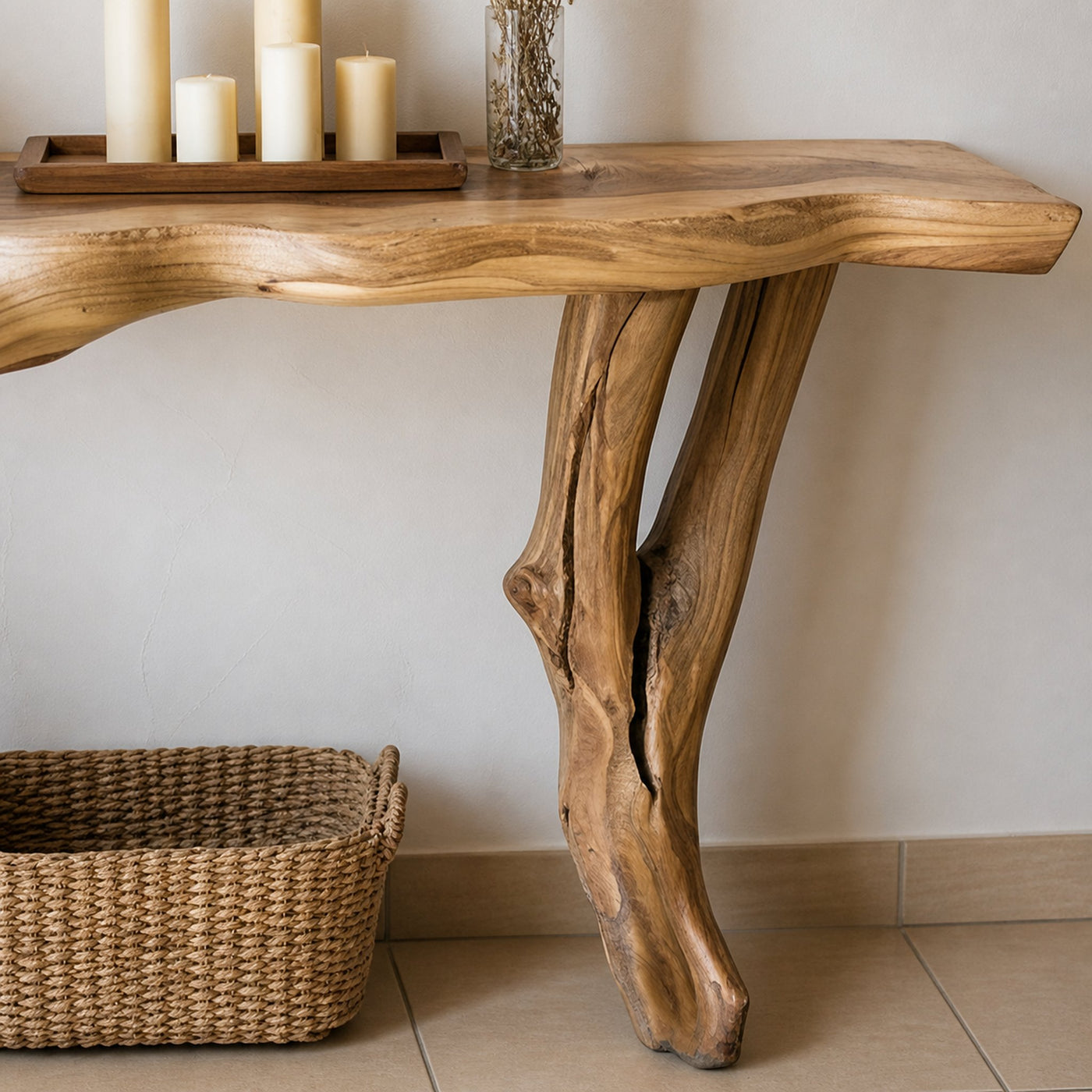 Narrow Console Table Hallway Table - product view 2