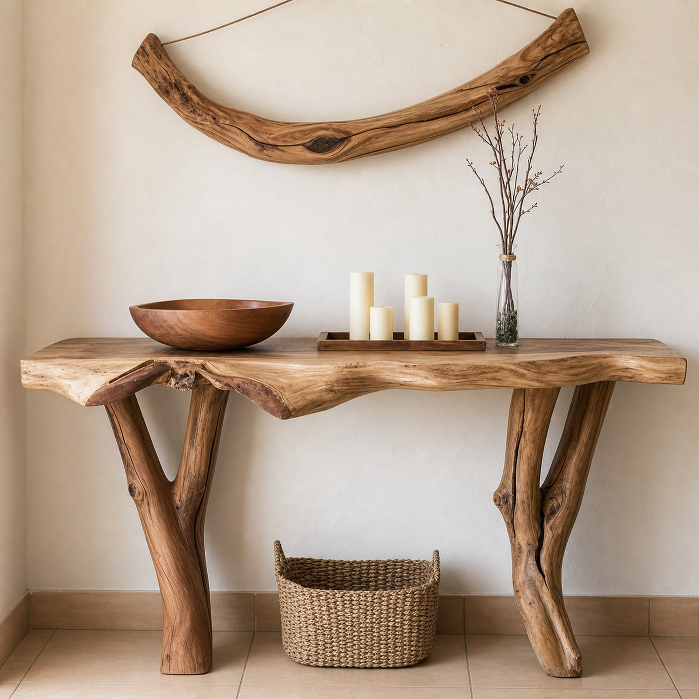 Narrow Console Table Hallway Table - product view 4