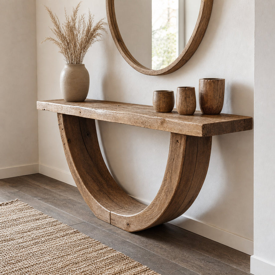 Narrow Console Table Living Edge Table Home Decor