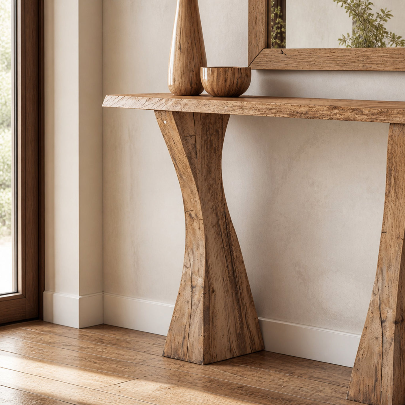 Narrow Floating Edge Console Table Entry Table - product view 3