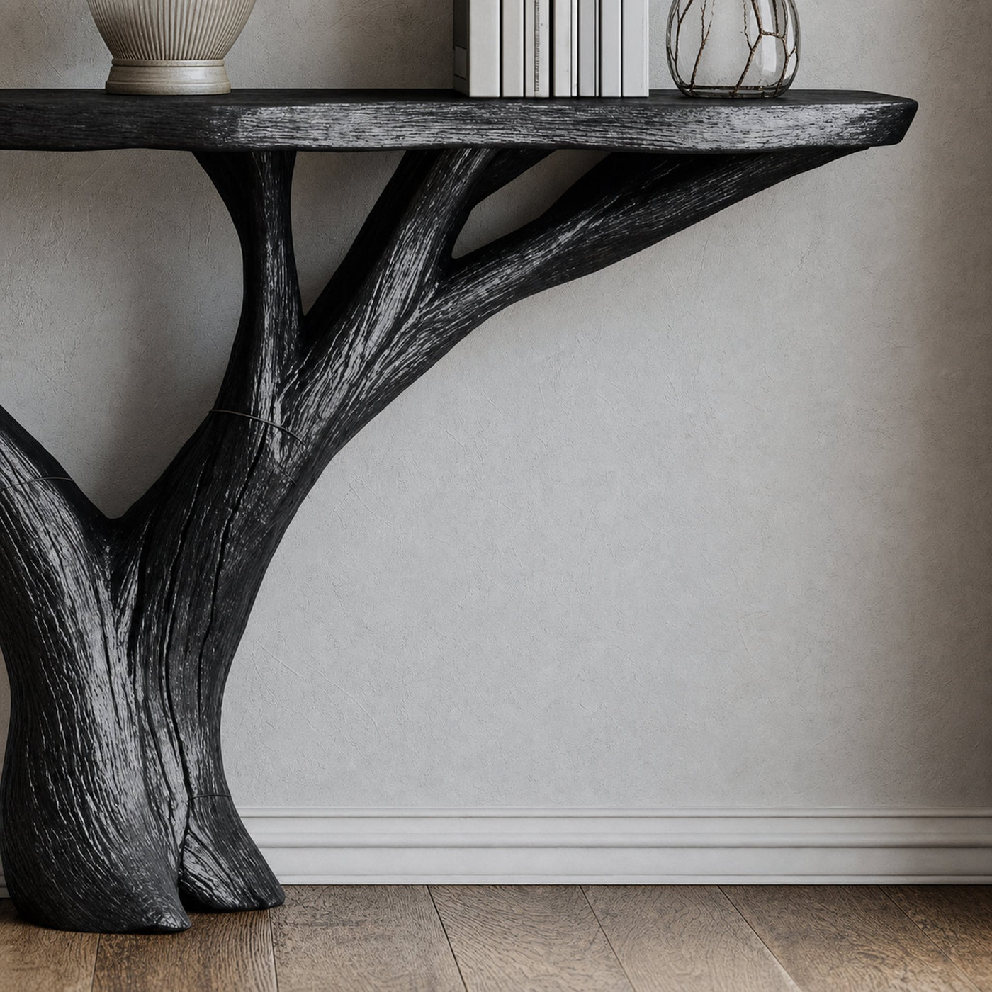 Practical Wood Console Table For Small Entryway Organization - product view 4