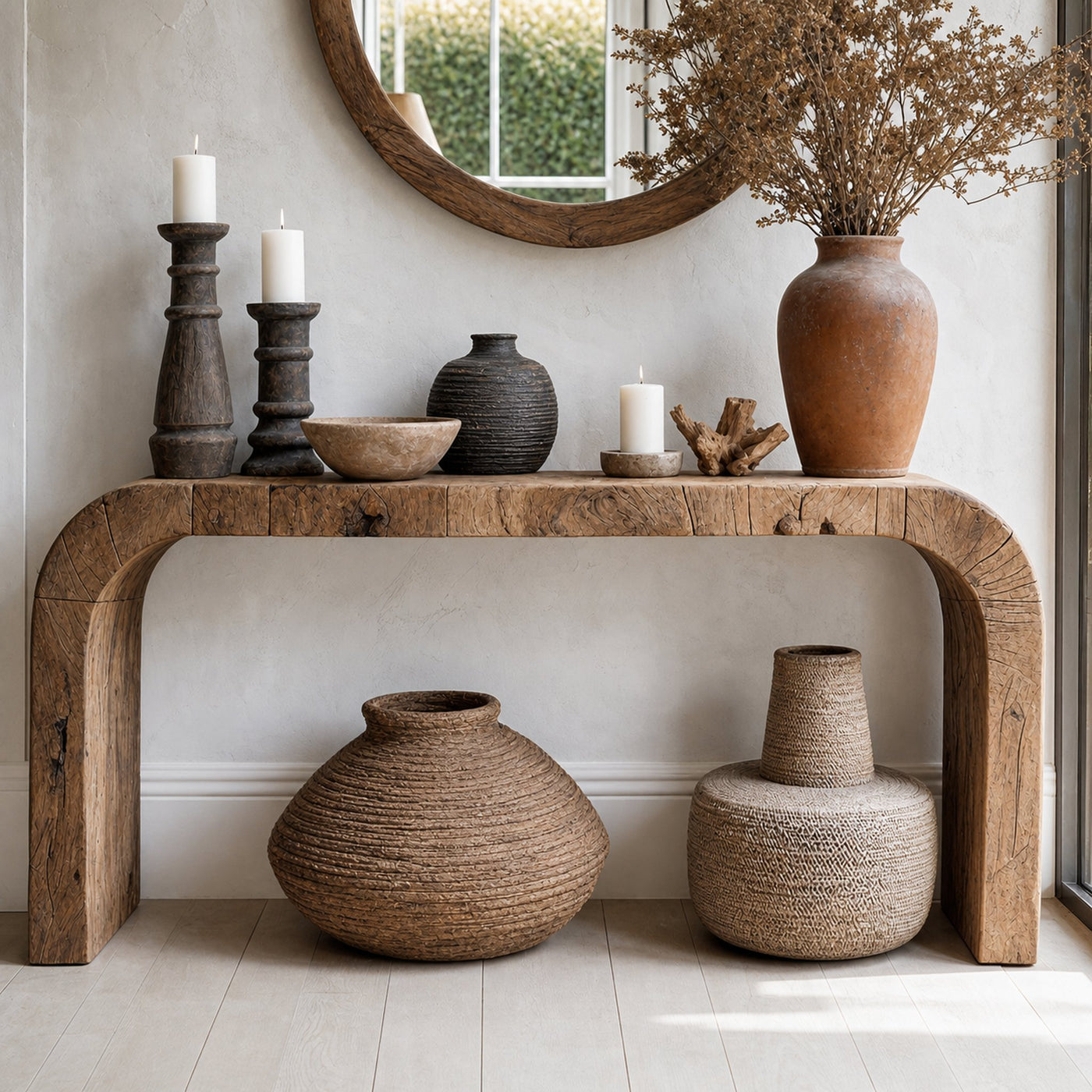 Reclaimed Entryway Table Decor - product view 2