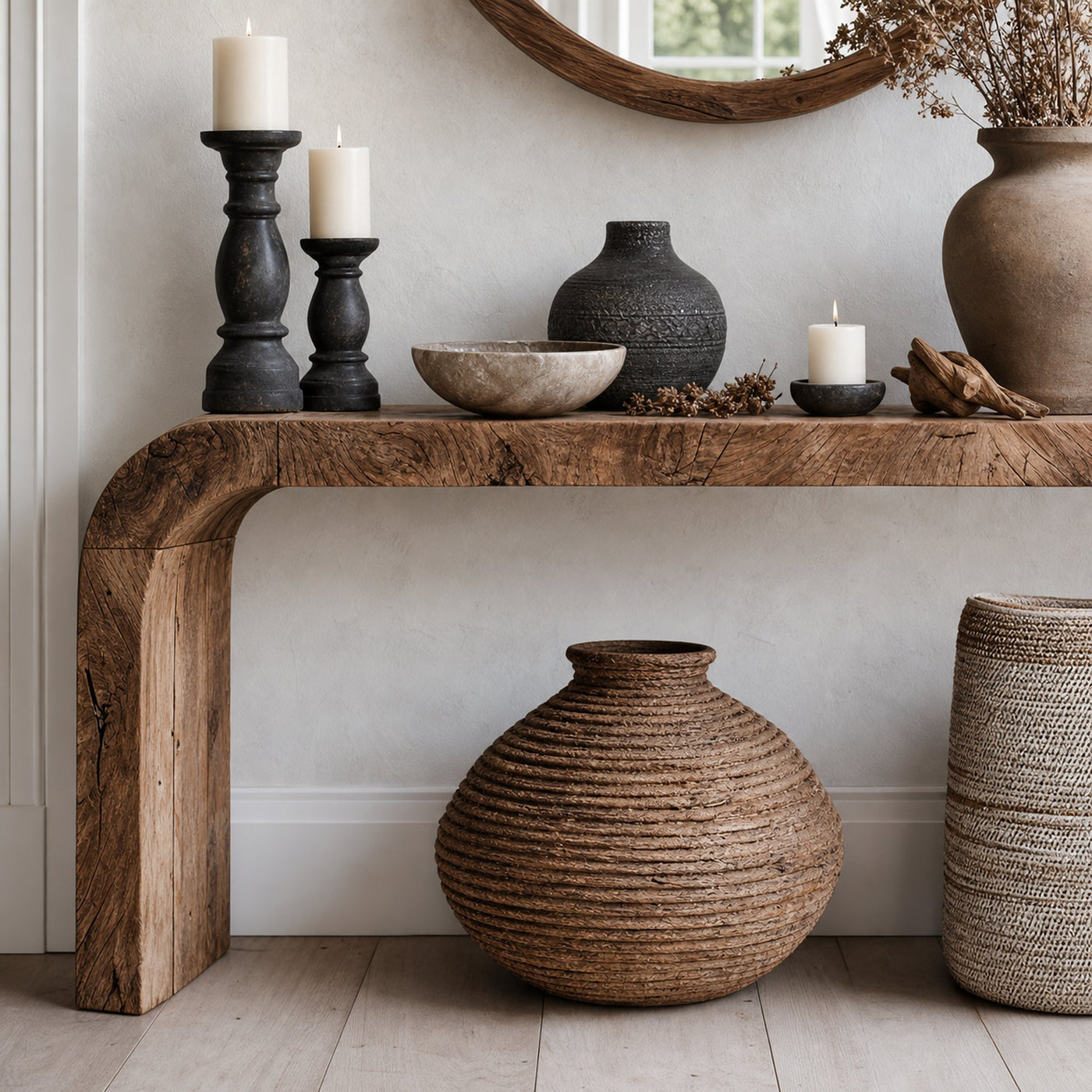 Reclaimed Entryway Table Decor - product view 3