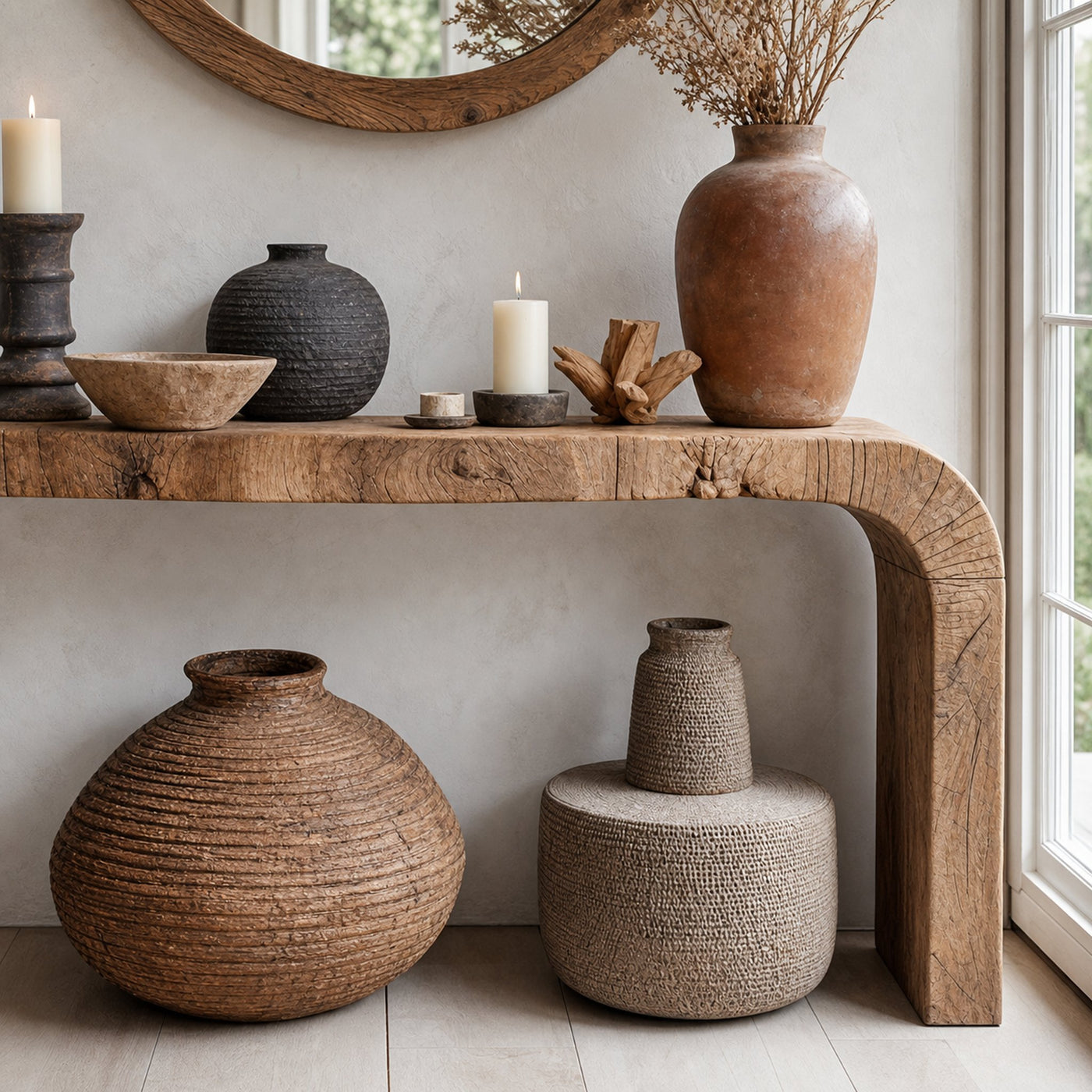 Reclaimed Entryway Table Decor - product view 4