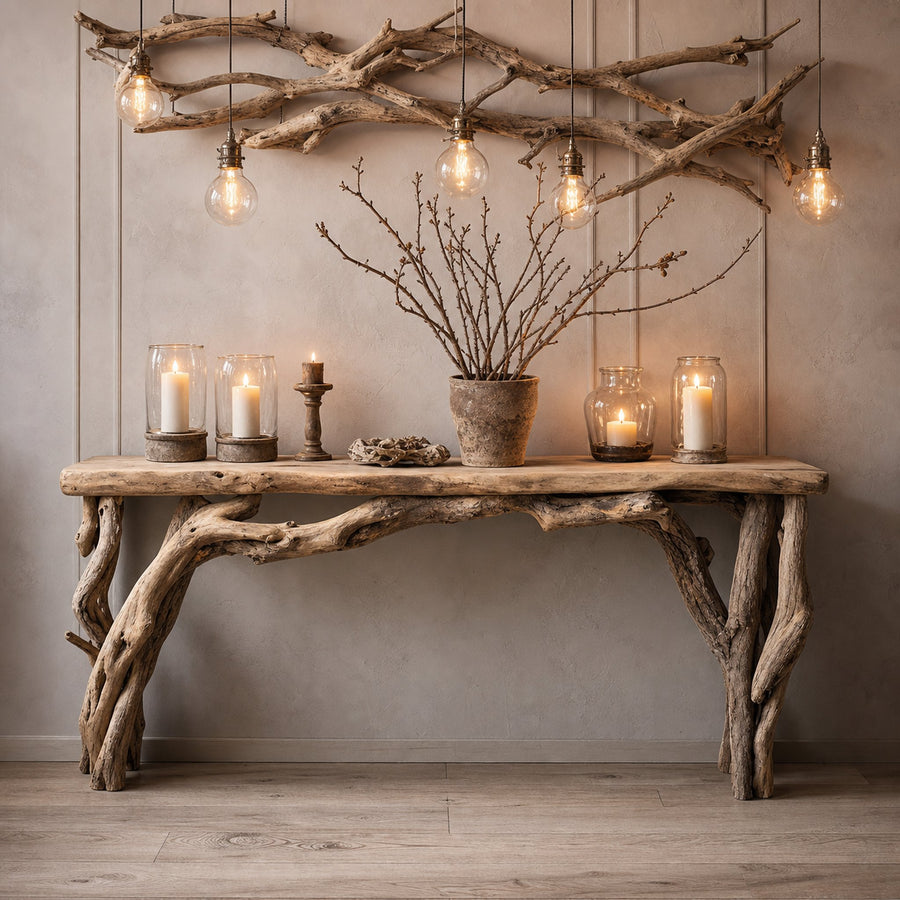 Reclaimed Wood Console Table