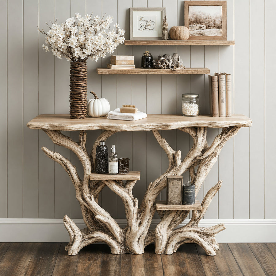 Reclaimed Wood Console Table Hallway Table