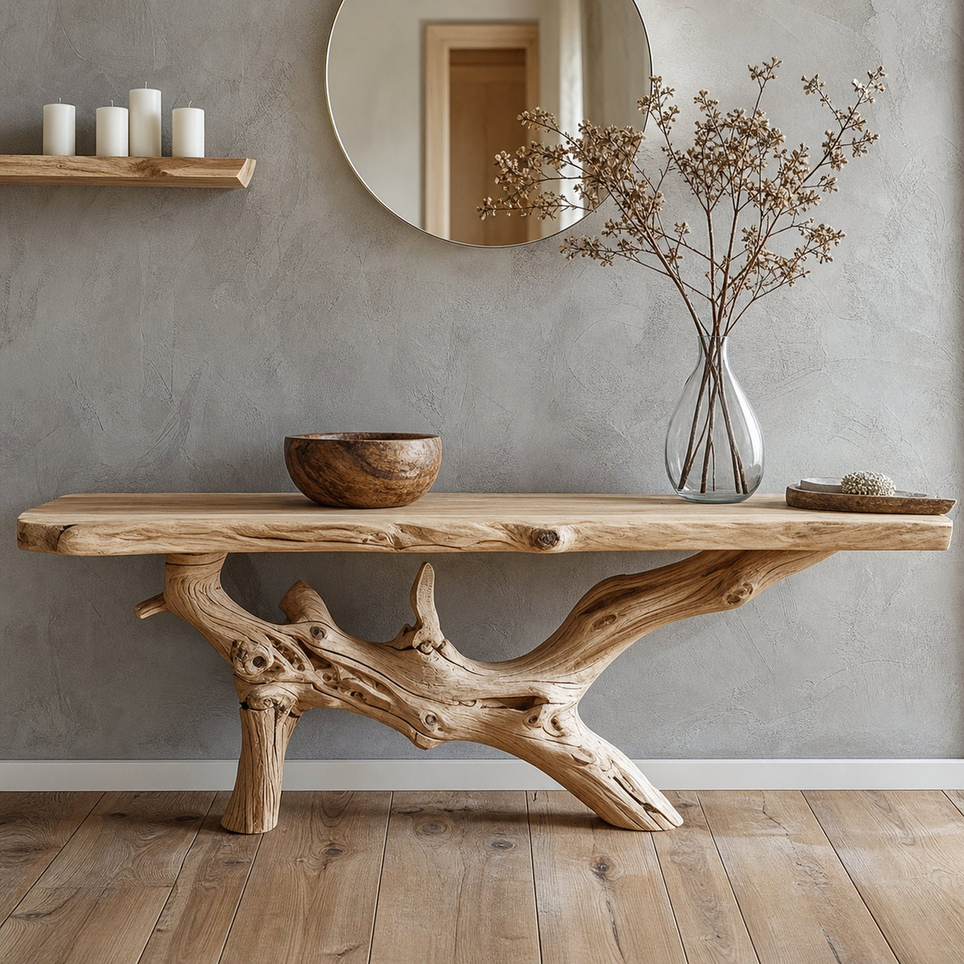 Reclaimed Wood Entryway Table - product view 2