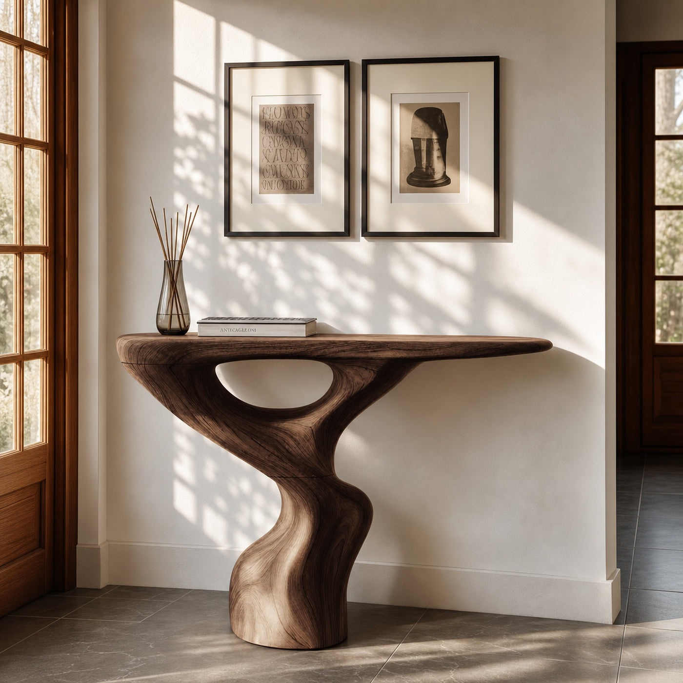 Rustic Accent Table Entryway Design - product view 7