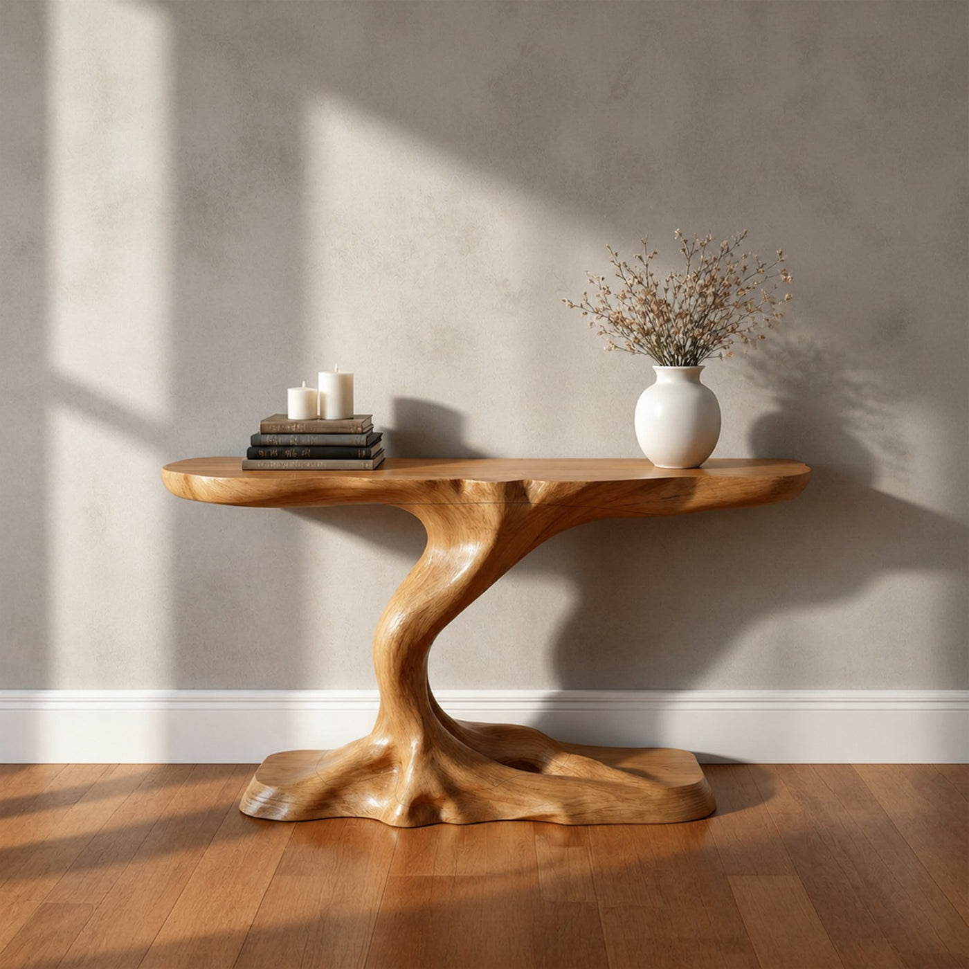 Rustic Branch Console Table Living Room And Entryway