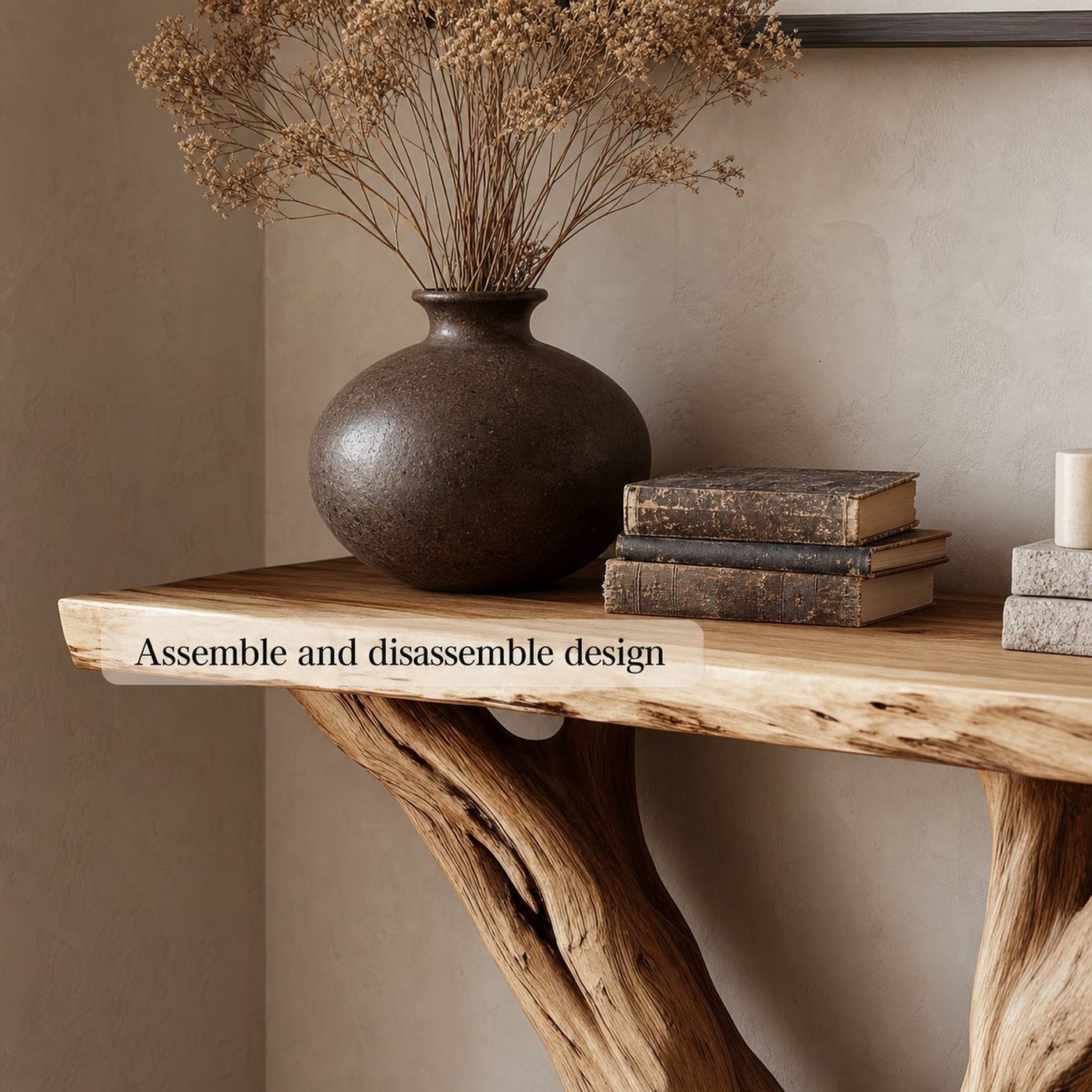 Rustic Console Table Accent Living Room - product view 3