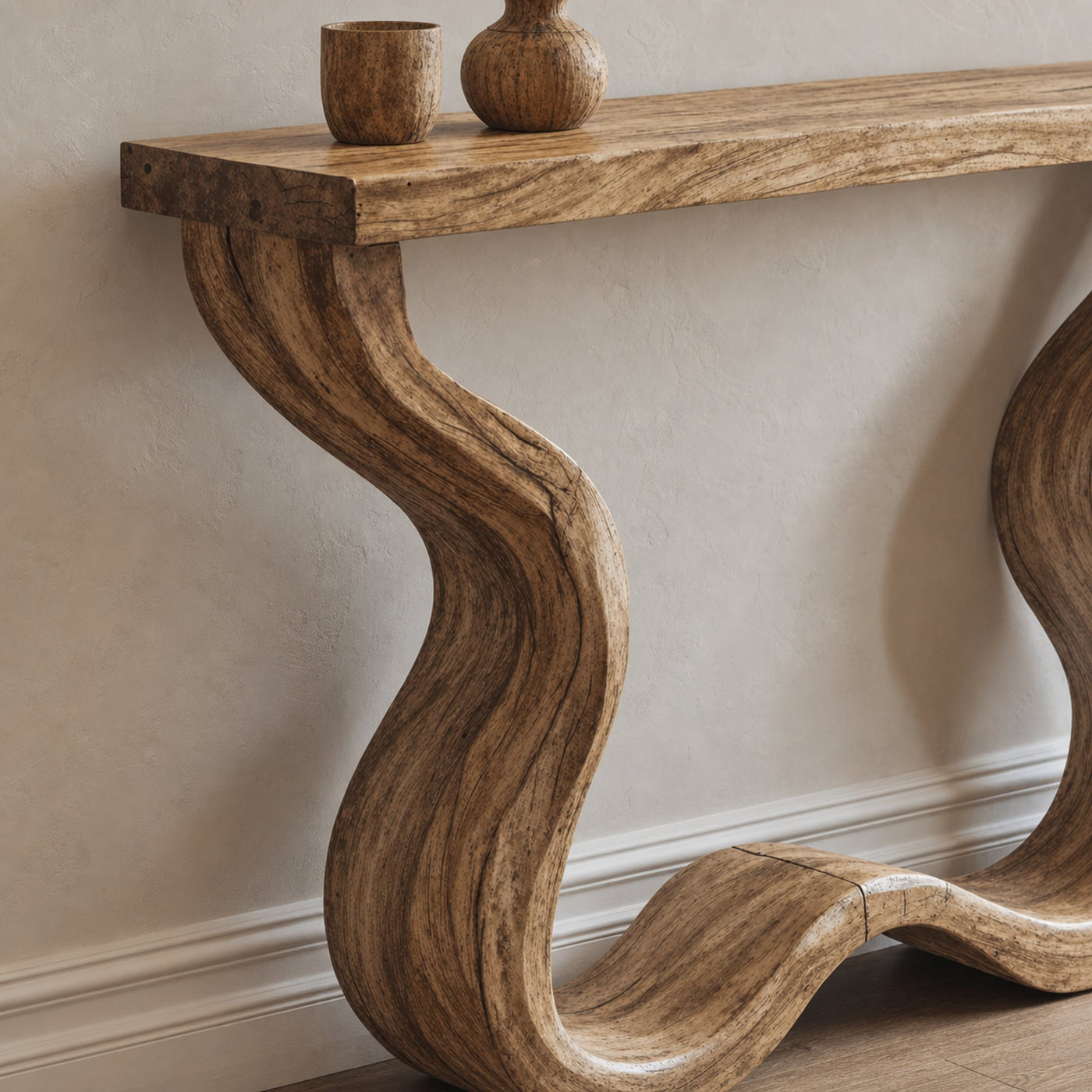 Rustic Console Table Entry Side Table - product view 2