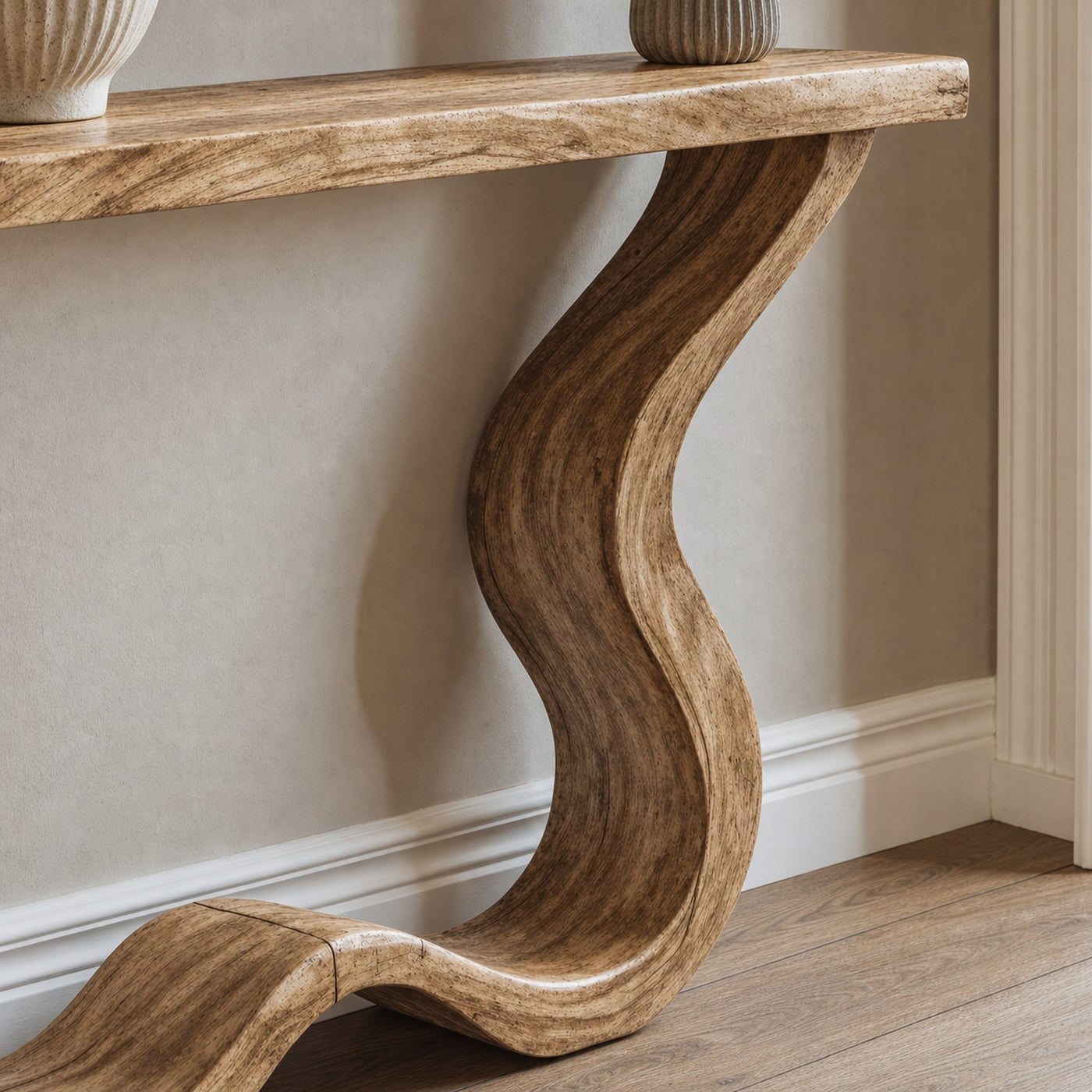 Rustic Console Table Entry Side Table - product view 3
