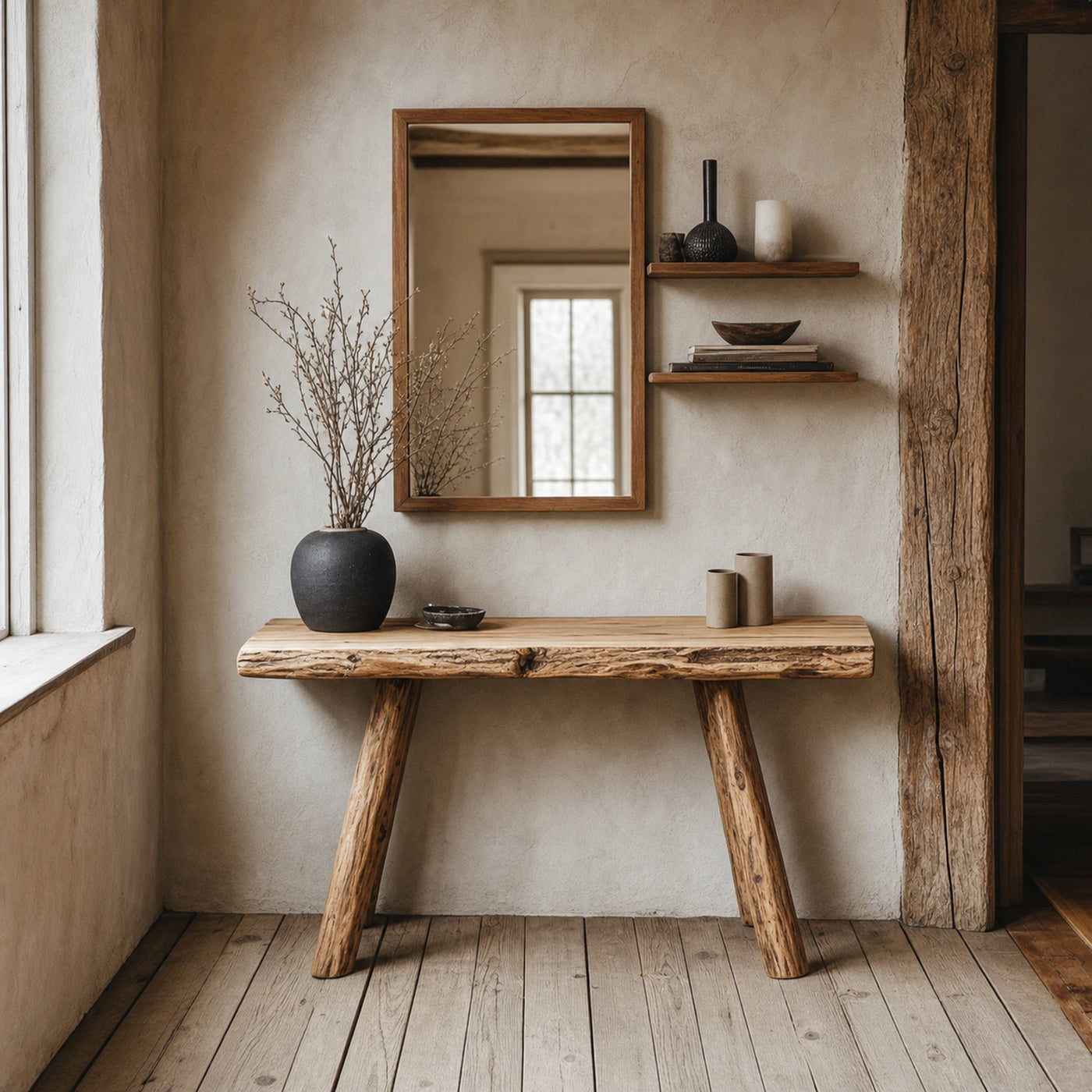 Rustic Console Table Entryway