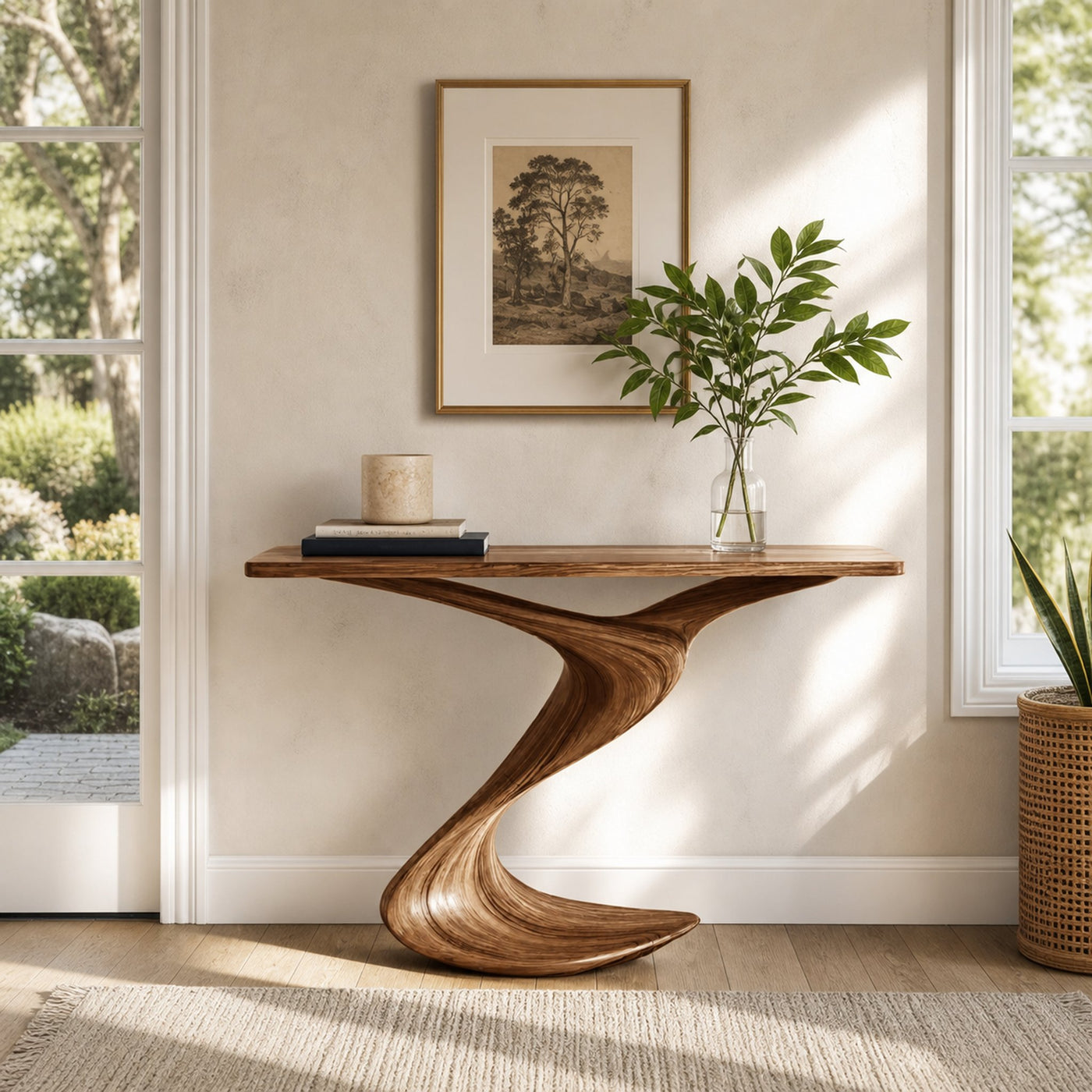 Rustic Console Table Entryway Design - product view 6