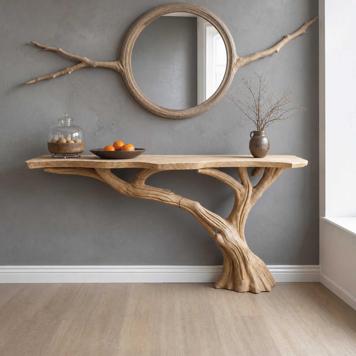 Rustic Console Table Entryway Table Decorative