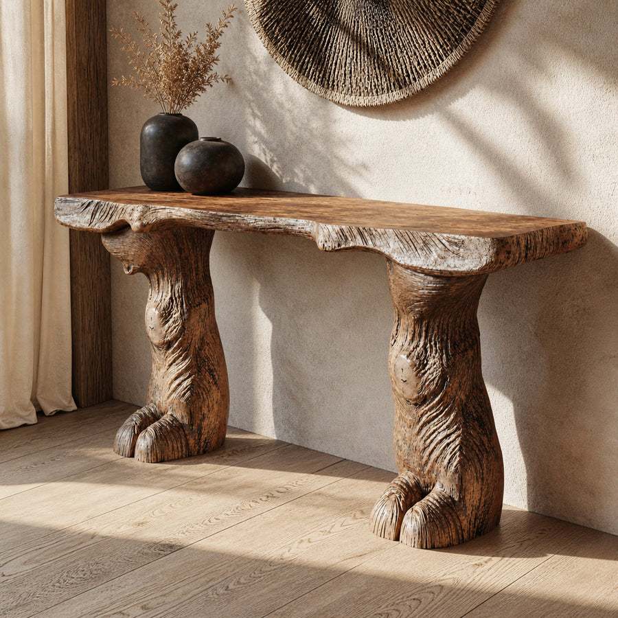 Rustic Console Table Farmhouse Decor