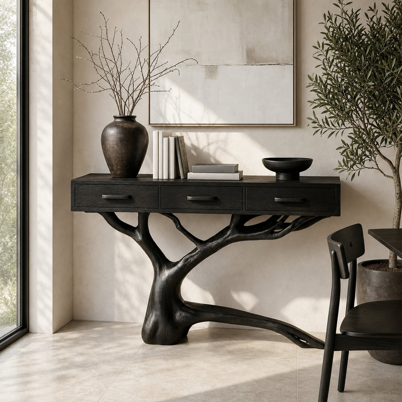 Rustic Console Table For Dining Room - product view 7