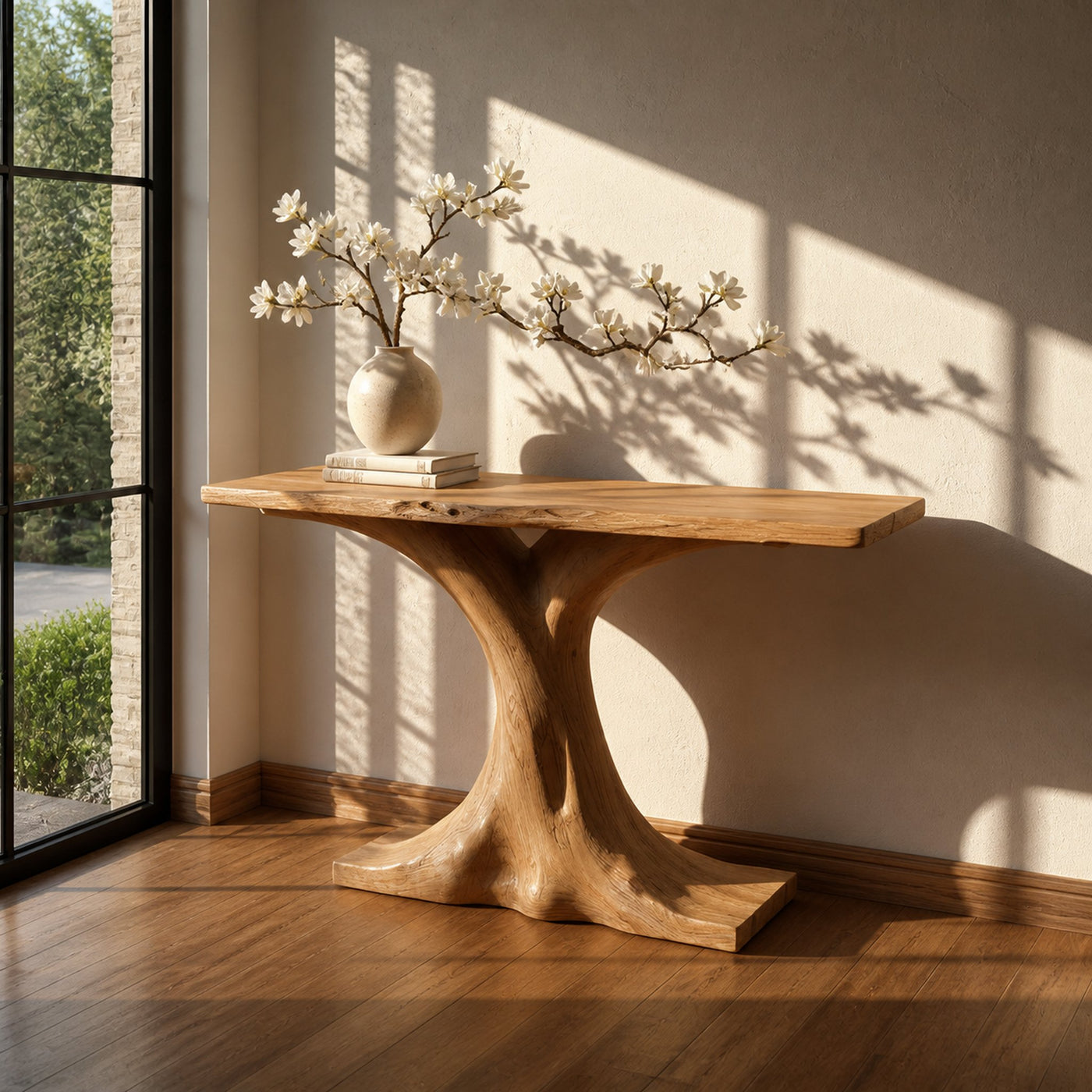Rustic Console Table Hallway Accent Living Room