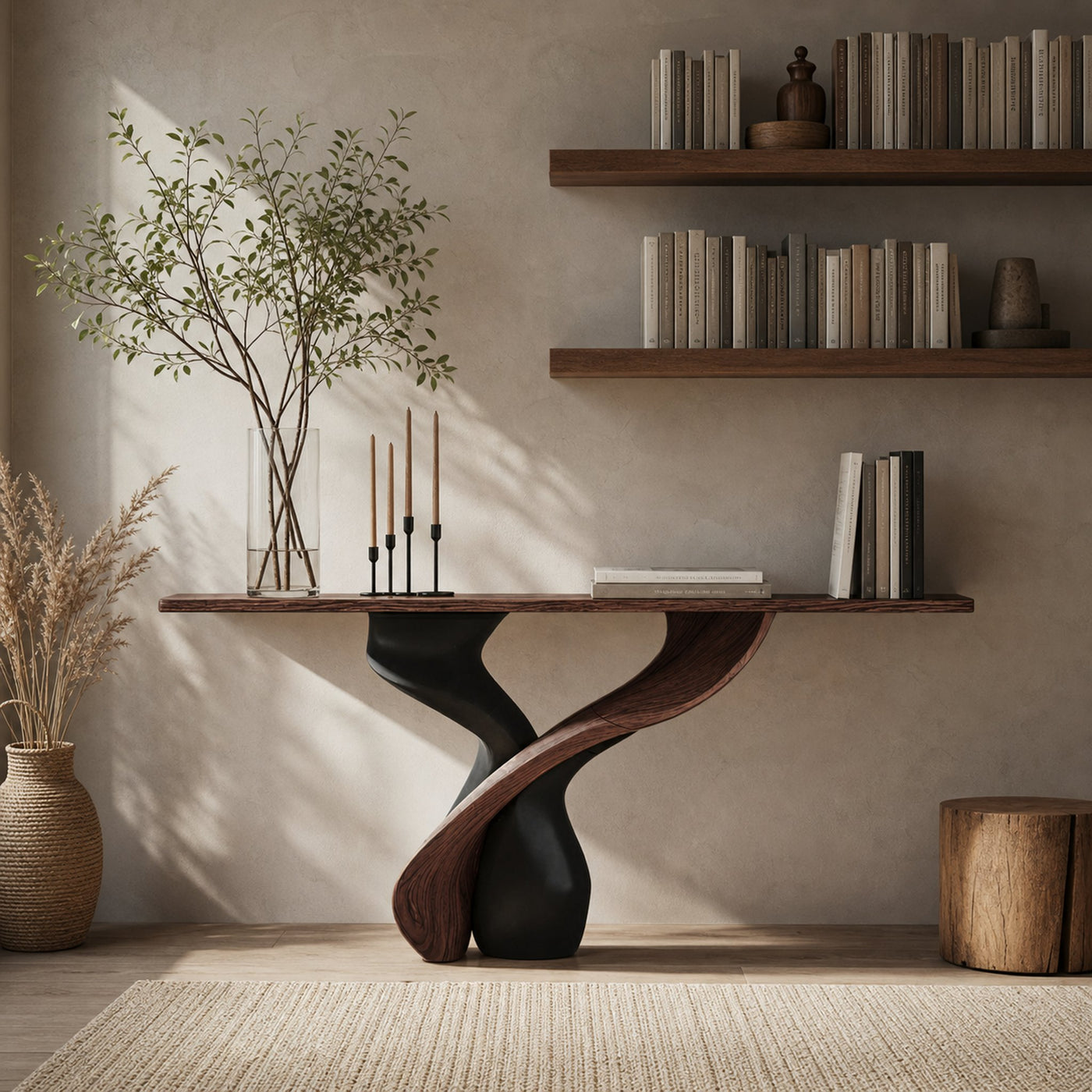 Rustic Console Table Inspiration Entryway Design - product view 7