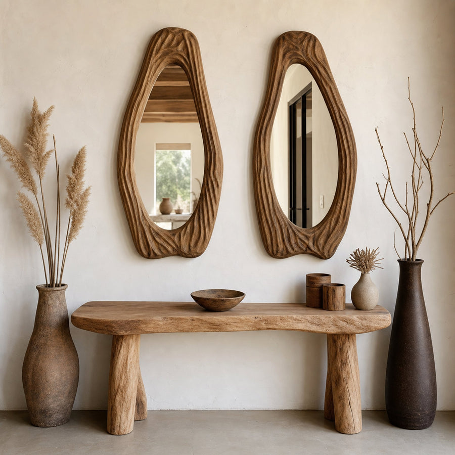 Rustic Console Table Modern Decorative