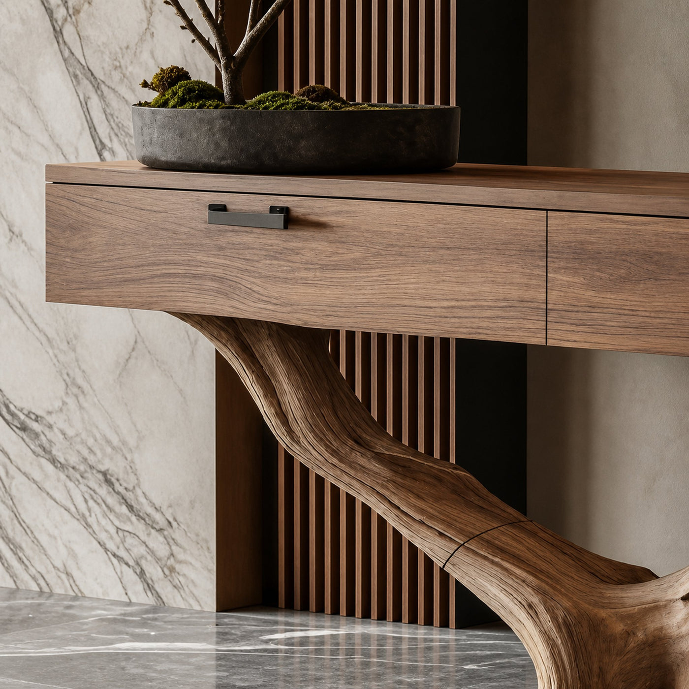 Rustic Wooden Console Table For Entryway Design Vintage Farmhouse - product view 3