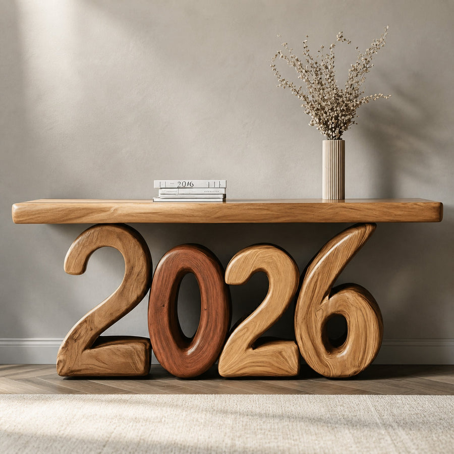 Sculptural Modern Console Table Living Room And Entryway
