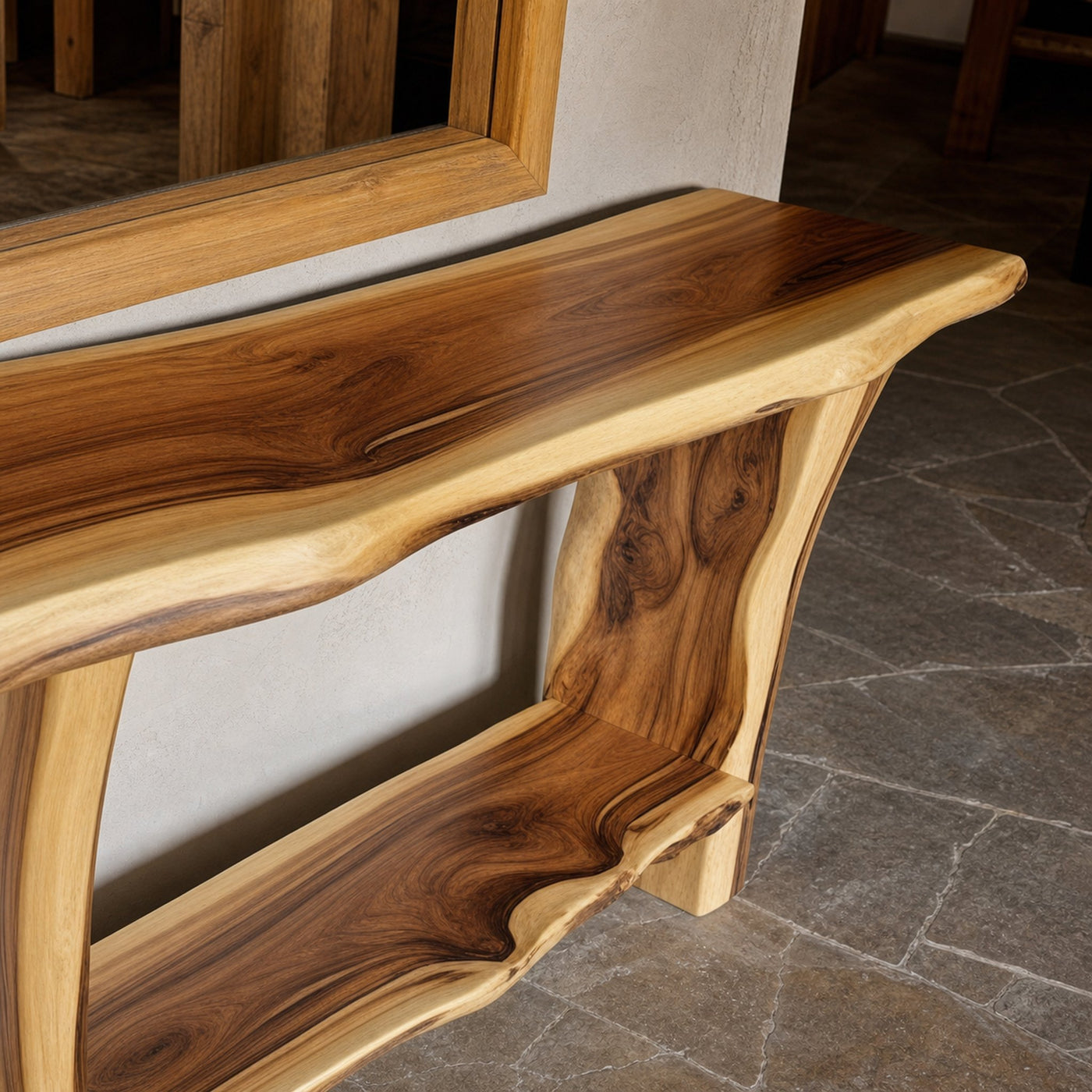 Unique Narrow Side Table For Rustic Interiors - product view 3