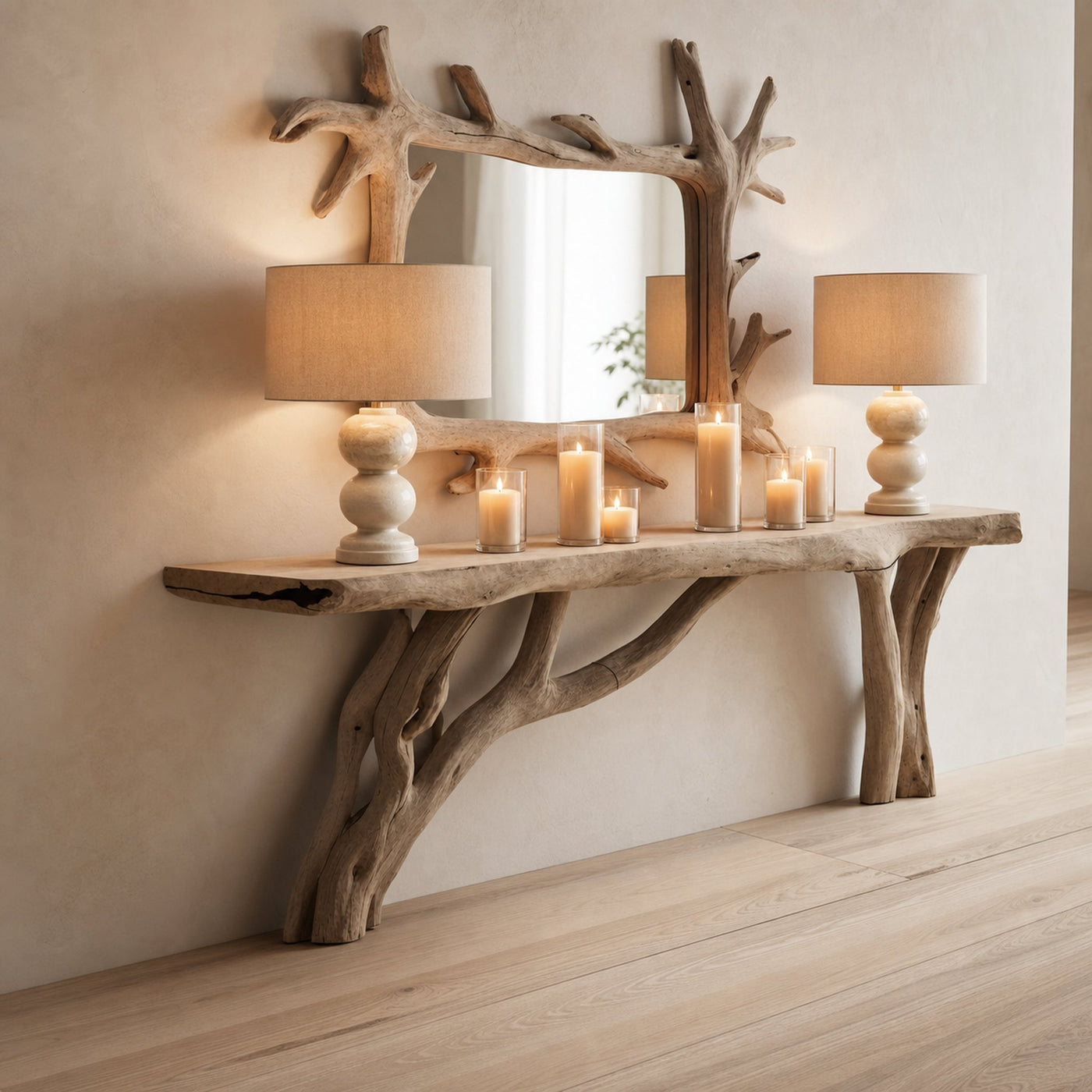 Woodworking Console Table Side Table Unique Design